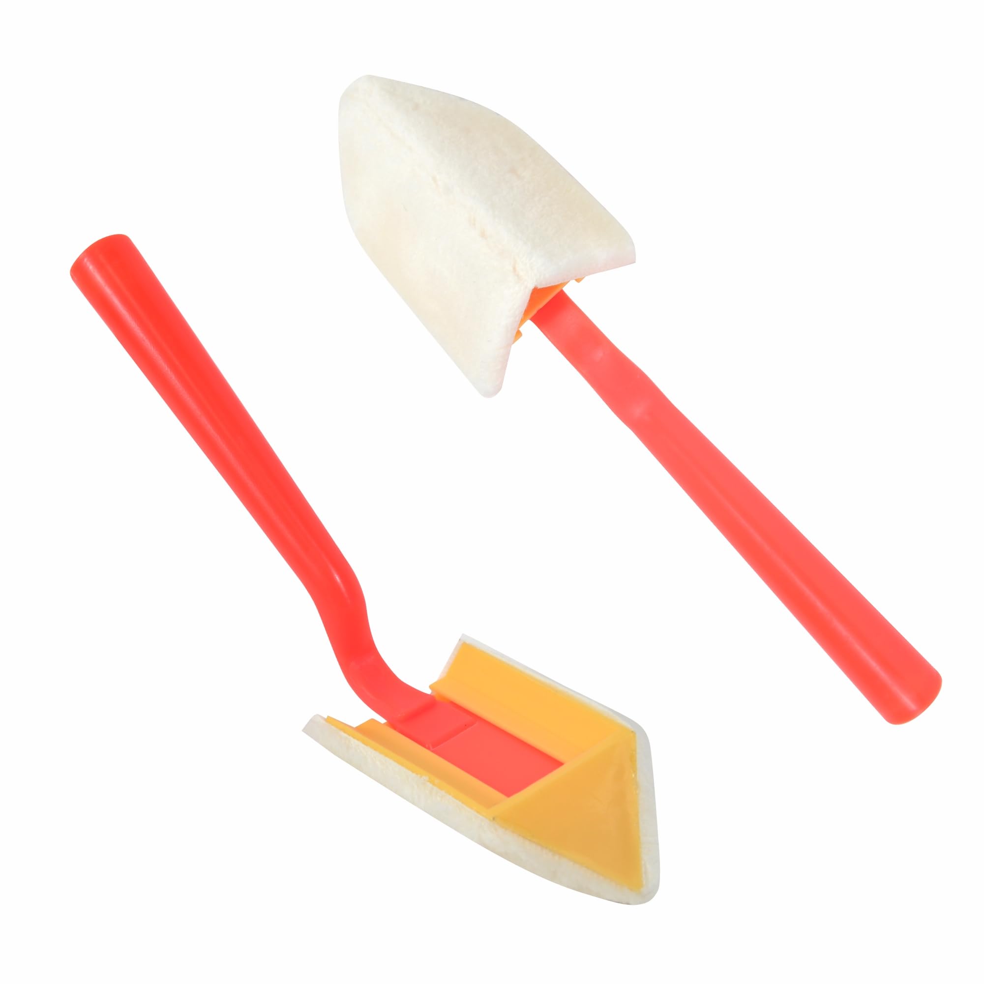 Corner Paint Roller Kit – 4-Piece Drywall Corner Edger, Dual-Head Design, 9.84'' Handle, Polyester Roller Heads, For Inner & Outer Corners
