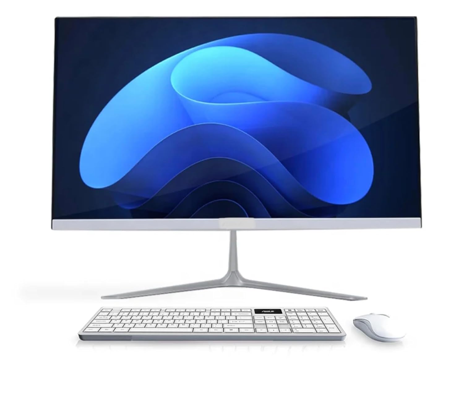 Linkify All-in-one-PC i3 7th Gen / 22 inch/Three-Sided Micro-Edge Display (8GB RAM / 256 GB SSD/Win 11 Home/Webcam/Wired Keyboard and Mouse/White