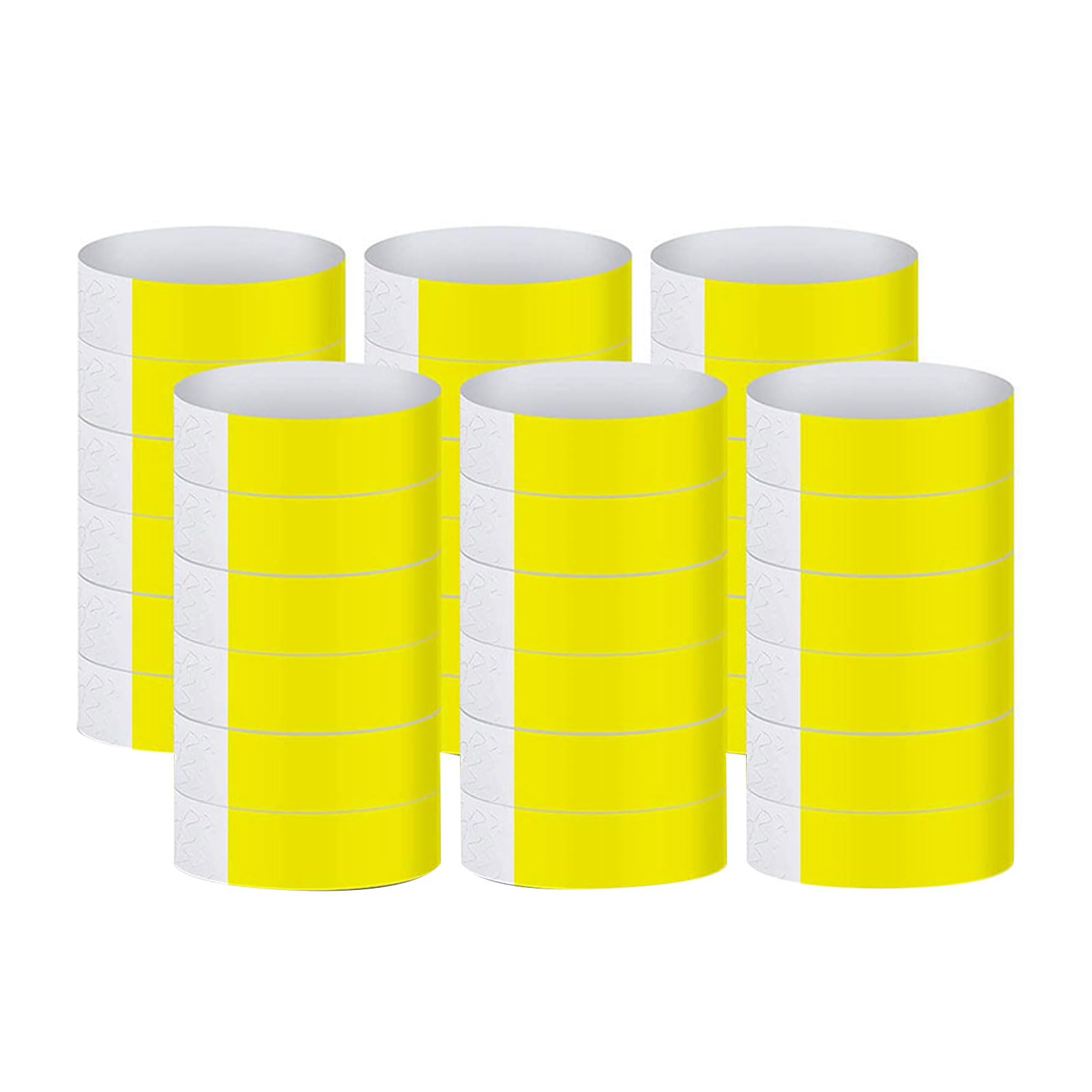 Hsioluted 600 Counts Paper Wristbands Colorful Wrist Bands Waterproof Hand Bands for Concert Party Birthday Concert Accessories Party Decorations Glow Wristbands