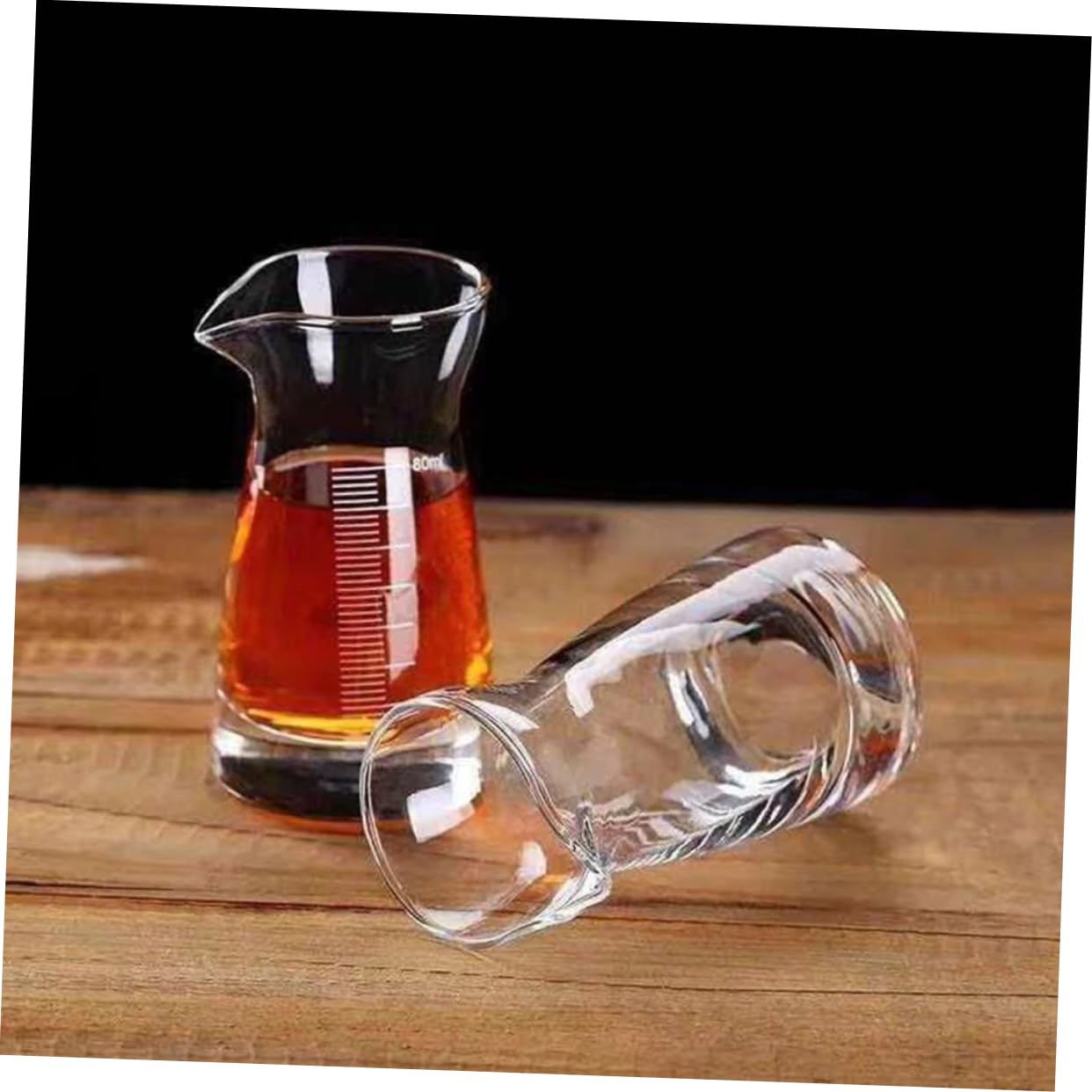 Didiseaon 6pezzi Bicchieri Misuratori con Scala di per Bevande e Cocktail per Birra Vodka e Whiskey