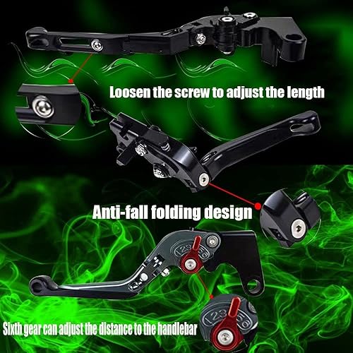 Miniatura 5 de Para Kawasaki Z900RS Z 900RS Z900 RS Z 900 RS 2017-2021 Mango Embrague de freno Accesorios de motocicleta Palancas de embrague de freno plegables