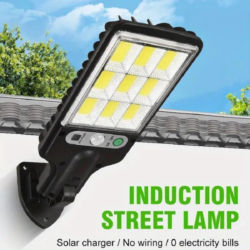 Image of 180W Led Solar Street Light Outdoor,10000LM IP65 Waterproof Solar Security Flood Lights Outdoor Motion Sensor, Wired Security Solar Powered Flood Lights for Indoor, Outside, Yard, Garden