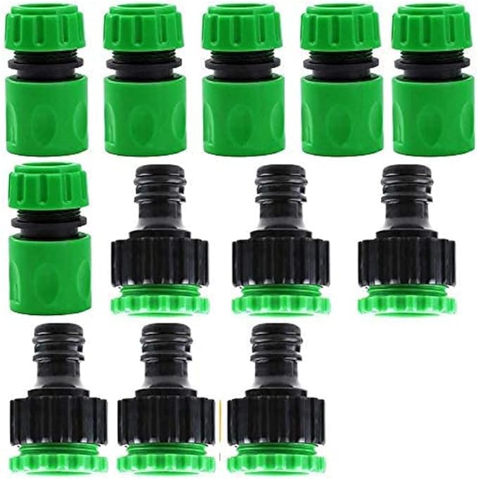 Homo Trends 12 PCS Hose End Connectors Garden Hose Quick Connector