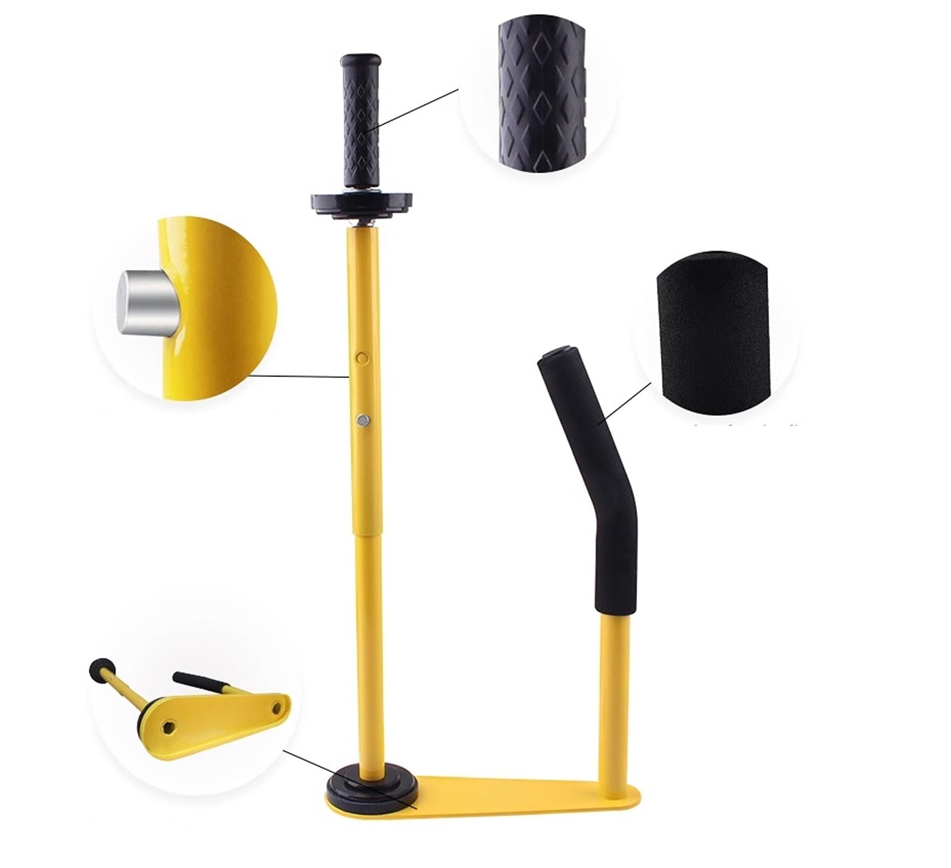 2er Set - Stretchfolienabroller für Verpackung - Ergonomischer Profi Handabroller für Stretchfolie, passend für 30-50 cm Folienbreite, robust & langlebig - Abrollgerät für Palettenverpackung, Umzug