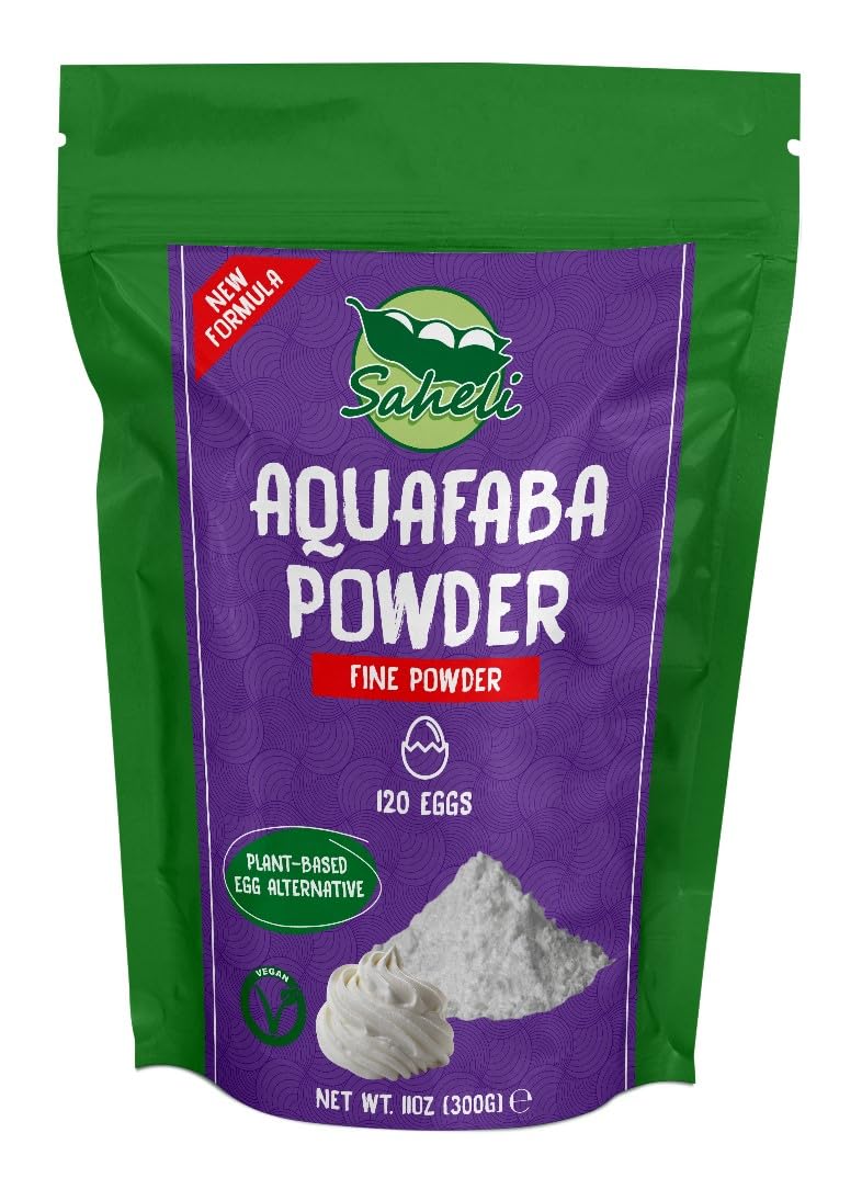 Saheli Aquafaba Fine Powder (11oz) Vegan & Plant Based