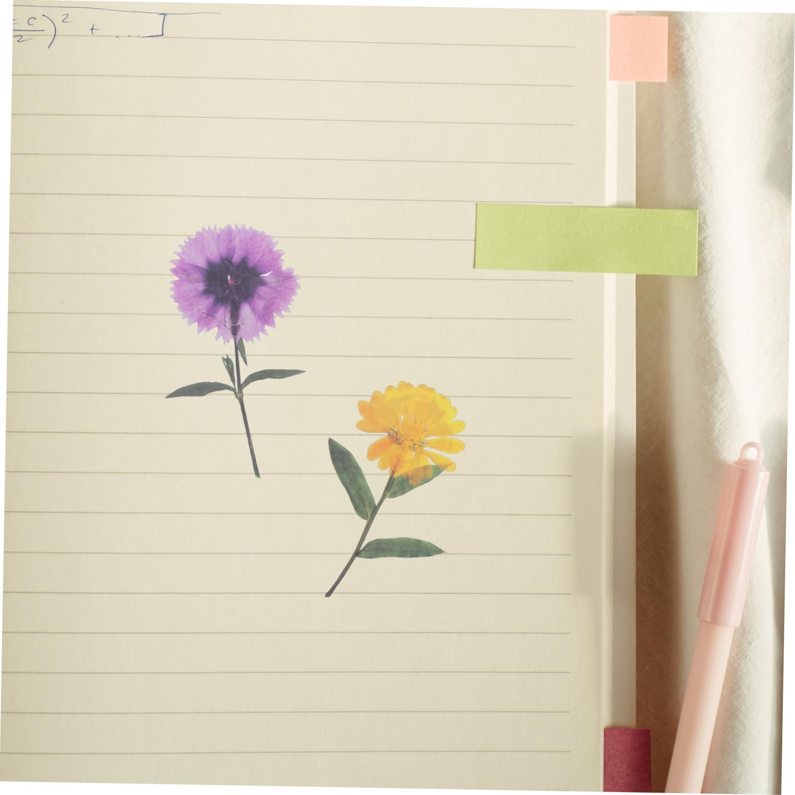 Artibetter 18packungen Elegante Trockenblumen Sticker Pack Dekorative Aufkleber Für Scrapbooking Notizbücher Kunst Und Bastelprojekte Für Kreative Dekorationen Und