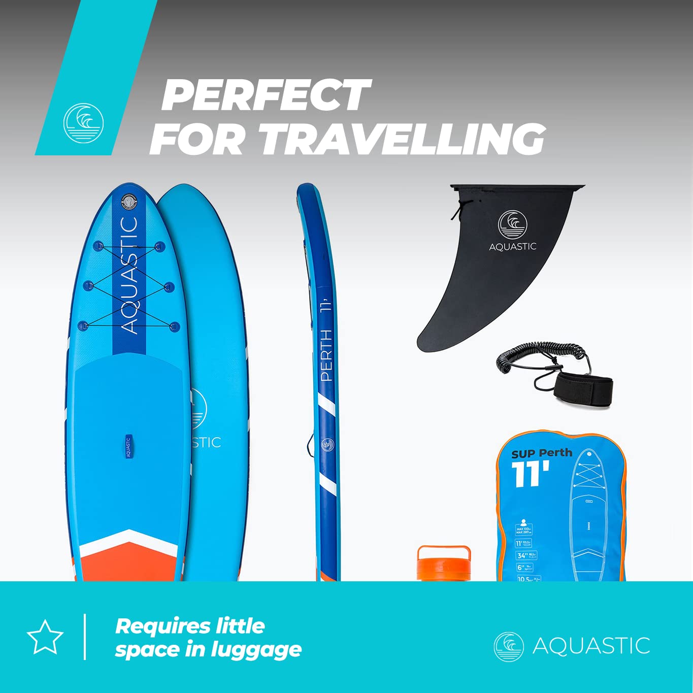AQUASTIC Deska SUP, Stand Up Paddle Board z przydatnymi akcesoriami – wiele do wyboru