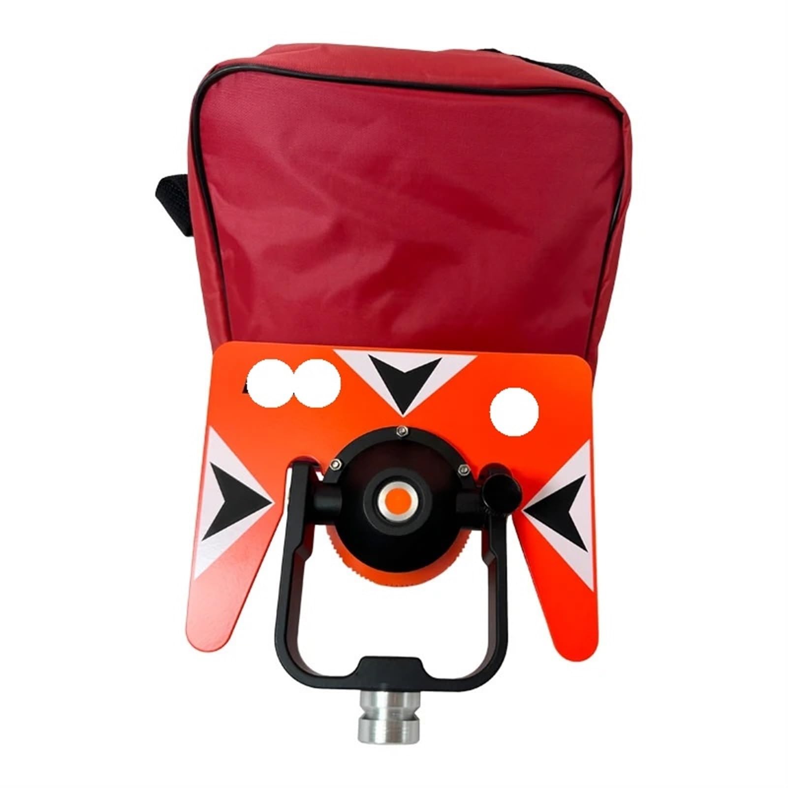 GHZHANG NEW RED SINGLE PRISM FOR TOTAL STATION -30 / 0mm 5/8x11 Female Thread