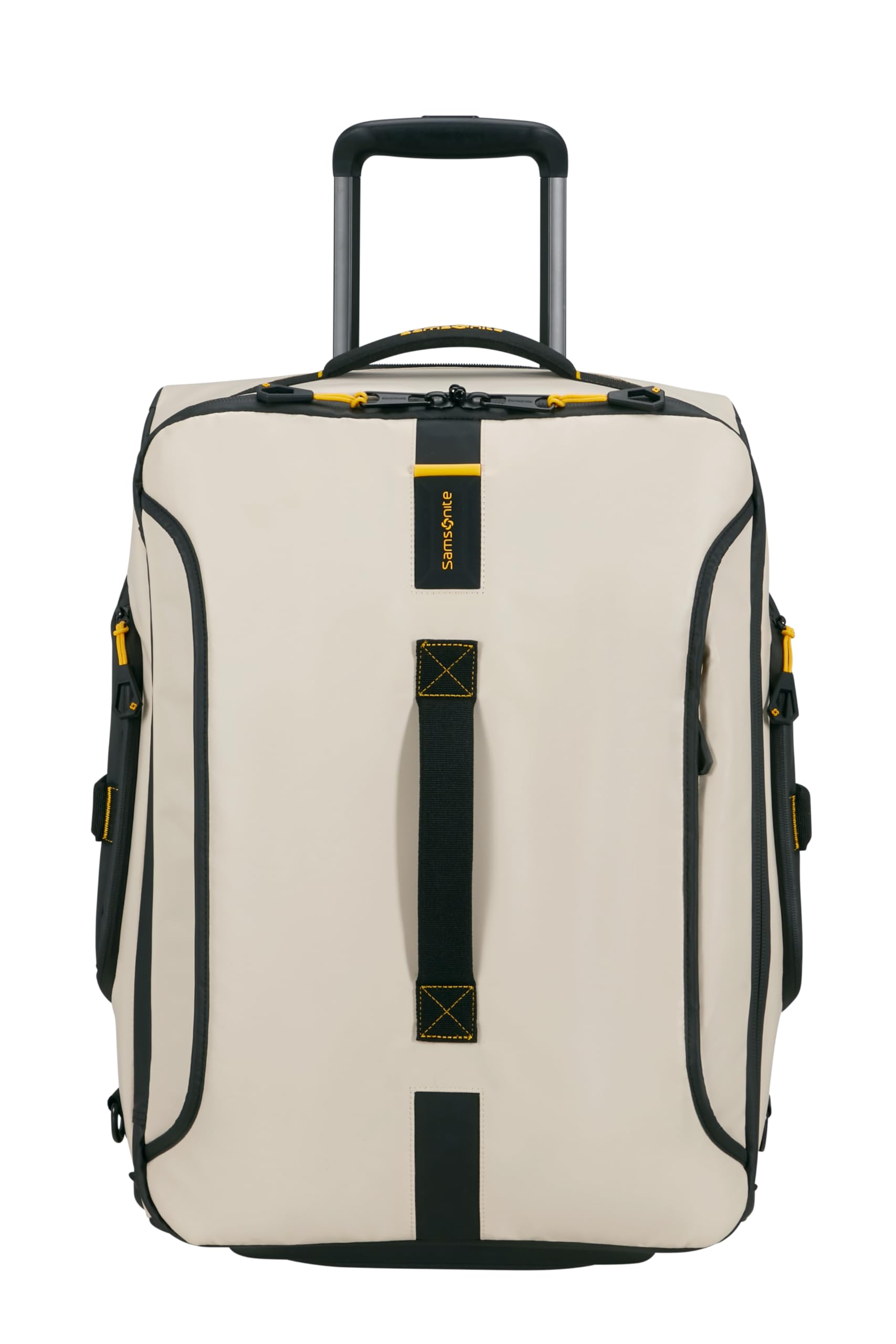 Samsonite Paradiver Light - Sac de Voyage à roulettes et Fonction Sac à Dos (55 cm), Petit, à emporter, Hydrofuge, léger, 51 L, Beige (Sable)