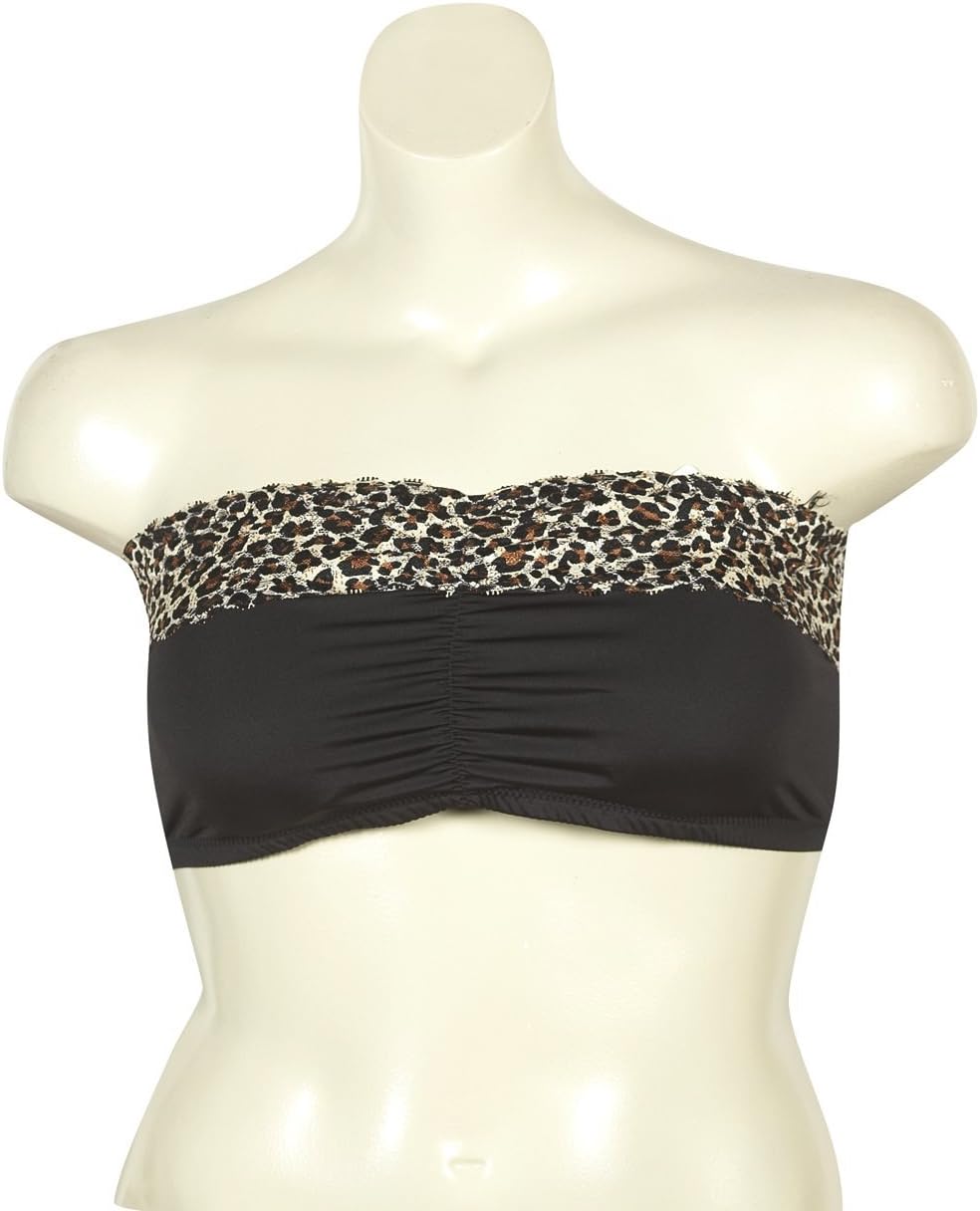Native Intimates Plus Size Black Bandeau -Size: 1x Color: Black at ...