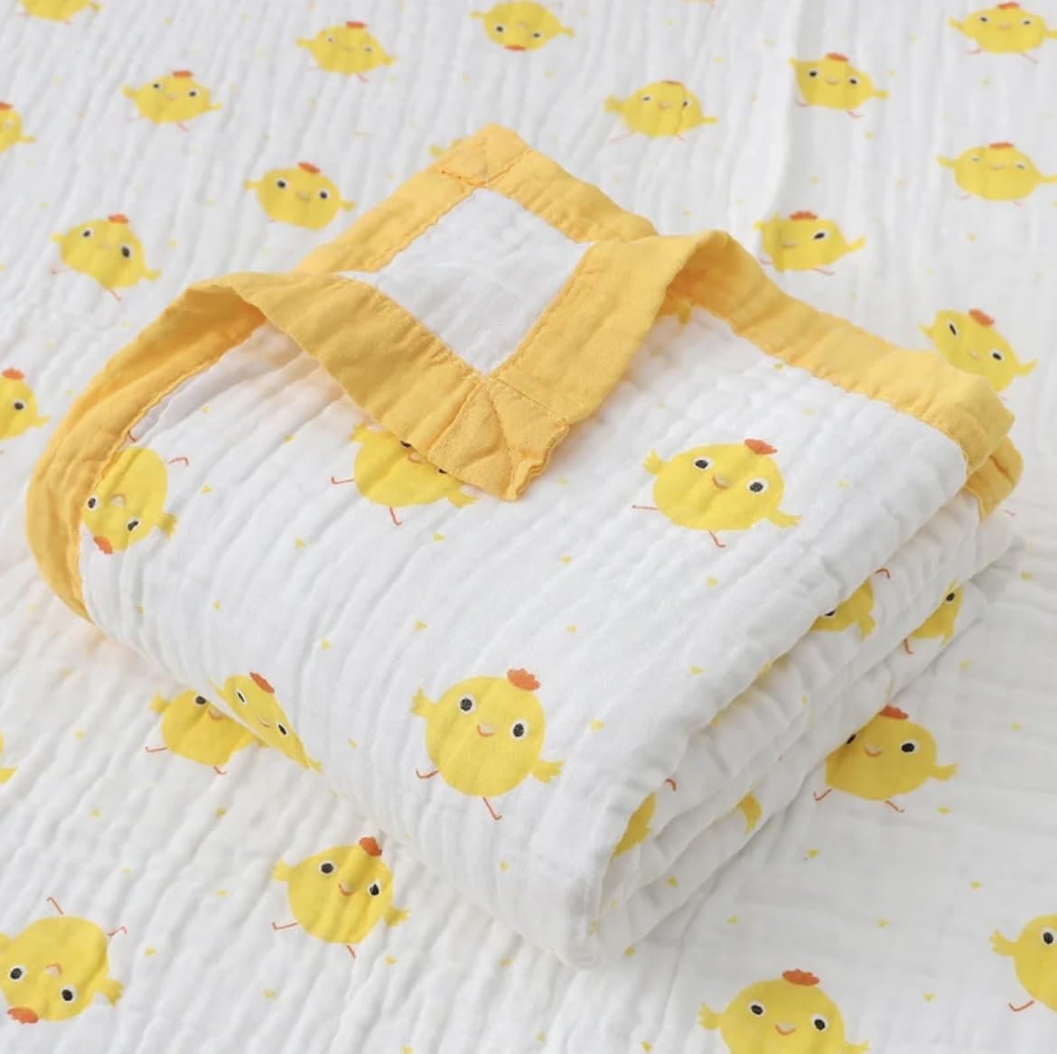 heartbury Manta de muselina 100% algodón orgánico de 6 capas ultrasuave para bebé, toalla de baño para bebé recién nacido, 110 x 110 cm (0-3 años)