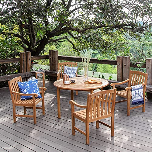 Cambridge Casual 120330-Tw-Xx-Xx-Xx Arie Dining Armchair, Natural Teak #TOP1
