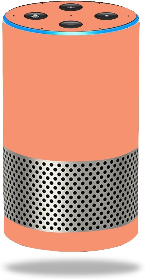MightySkins Skin Compatible with Amazon Echo (2ND Gen) - Solid Pink | Protective, Durable, and Unique Vinyl Decal Wrap Cover | Easy to Apply, Remove, and Change Styles | Made in The USA