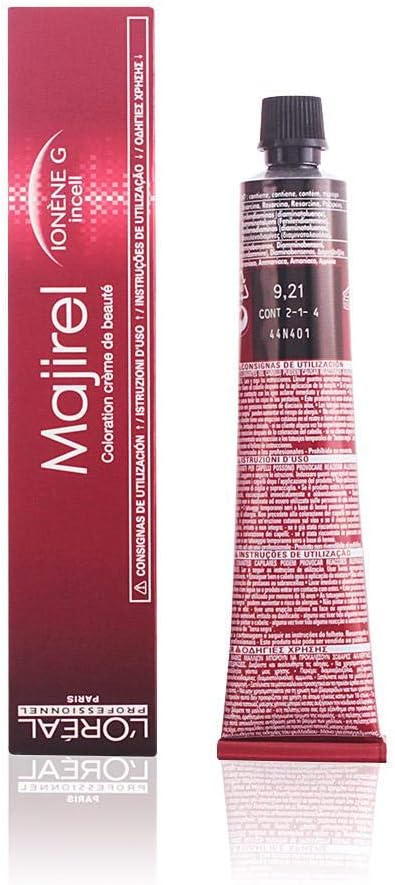 L'Oréal Professionnel Majirel Permanent Hair Colour, No. 9.21 Very Light Blonde Iridescent Ash, 50 ml, 3474630667761