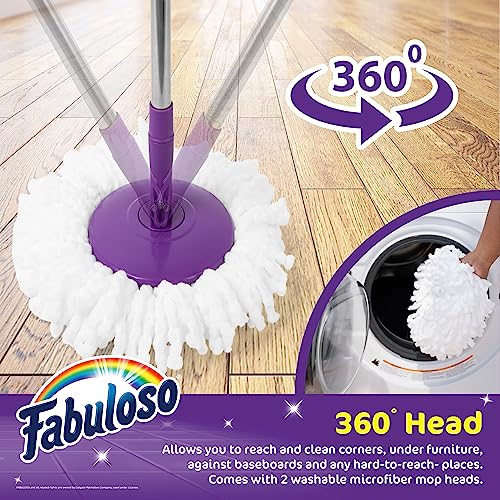Fabuloso BB20777 Spin Mop And Bucket, Hands-Free Wringing Spin Bucket thumb #2