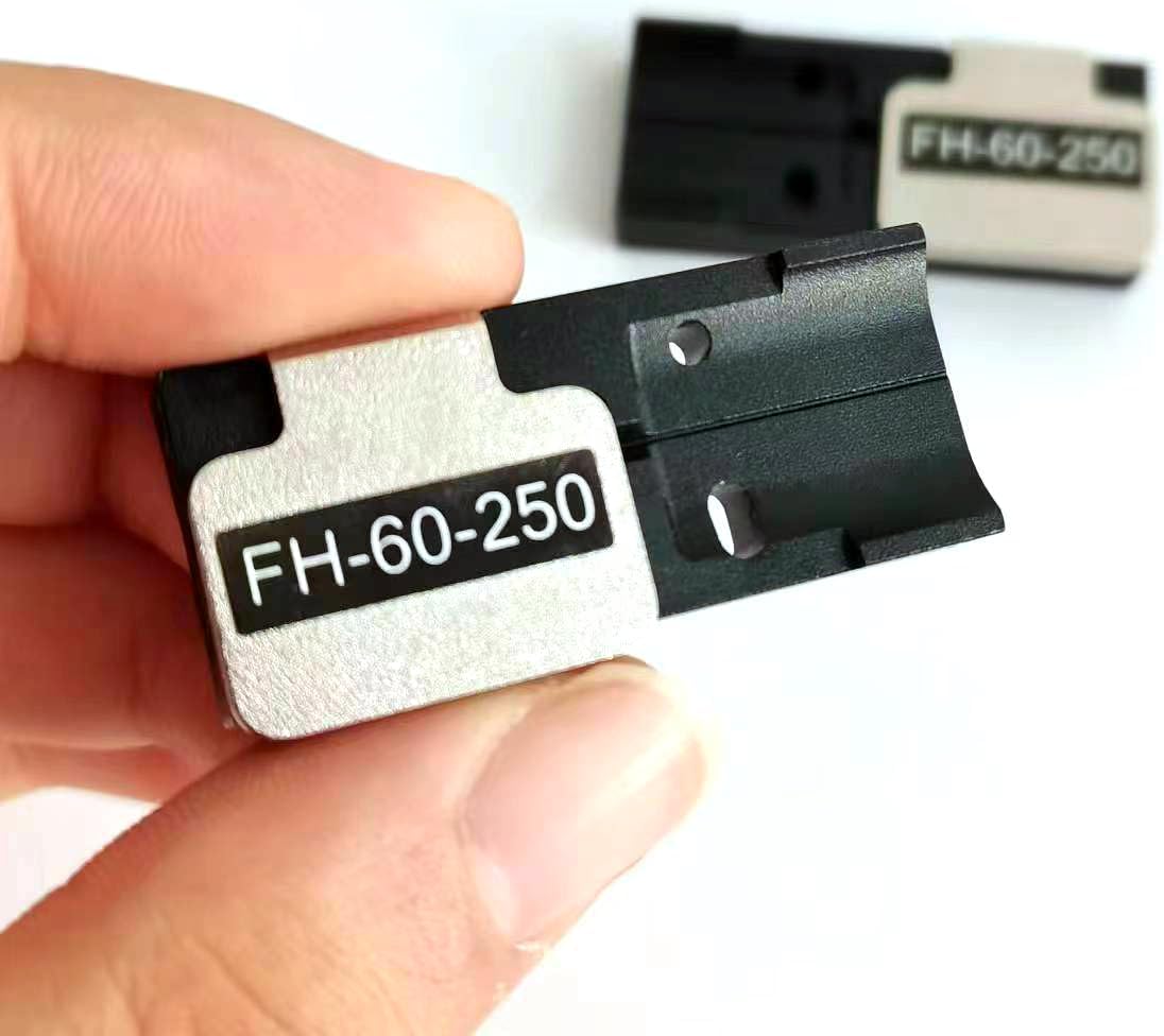 Bare Fiber Holder FH-60-250 For FSM-60R 70R 60S 22S 80S 62CFusion Splicer Single Core Fiber Holders Fixture 1 Pair
