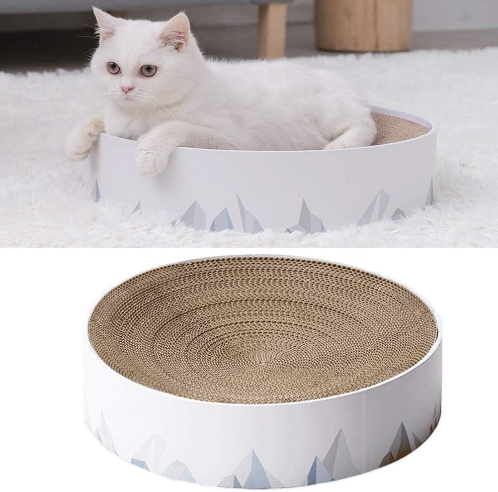 Ueetek 爪とぎ 猫 ベッド ダンボール サークル ストレス解消 人気 スクラッチャー 猫用ソファ 寝床