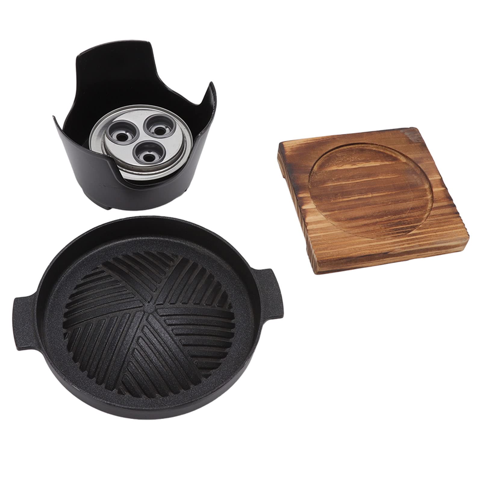 Griglia a Carbone, Griglia per Barbecue Coreana, Mini Griglia per Barbecue a Prova di Bastone Griglia per Barbecue da Tavolo Portatile Senza Fumo per Campeggio Picnic Home(HN-BBQ18A)