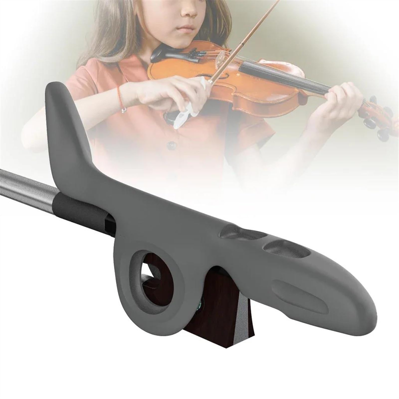 Accesorios para violín Empuñadura De Arco De Violín Para Principiantes Corrección De Postura, Agarre De Mano Accesorios De Violín Piezas Profesionales De Violín