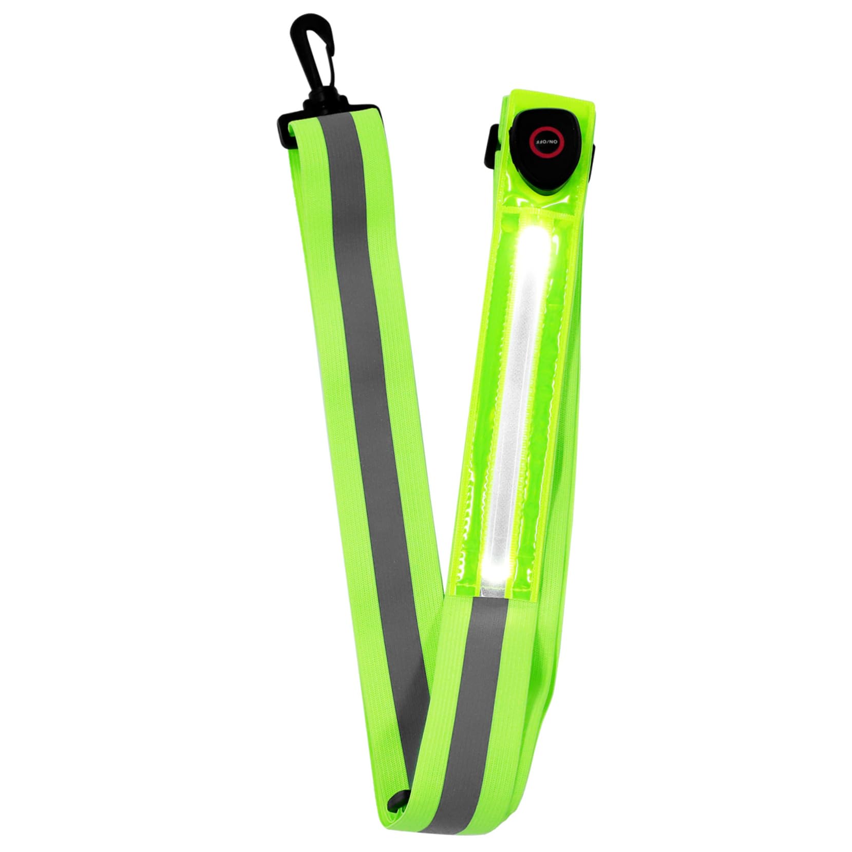 Toddmomy Ceinture LED Réfléchissante Rechargeable Bandoulière Confortable pour Activités Nocturnes pour Course Loisirs Plein Air