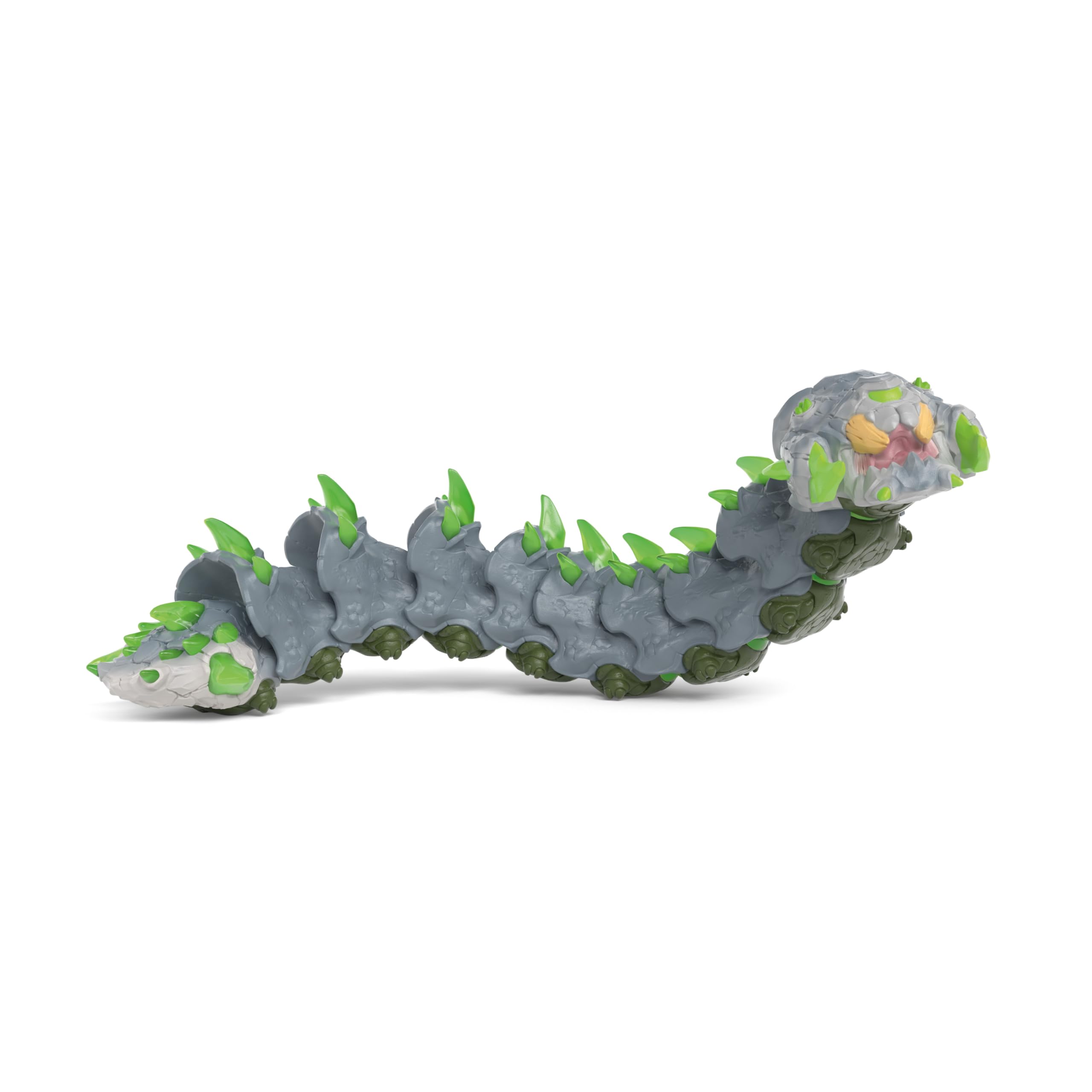schleich ELDRADOR Creatures | Steinwurm 70853| detailgetreue Monster Sammelfiguren | mit beweglichem Körper | tolles Geschenk für Mädchen und Jungen | Spielzeug ab 7 Jahren | 26 x 5 x 4 cm