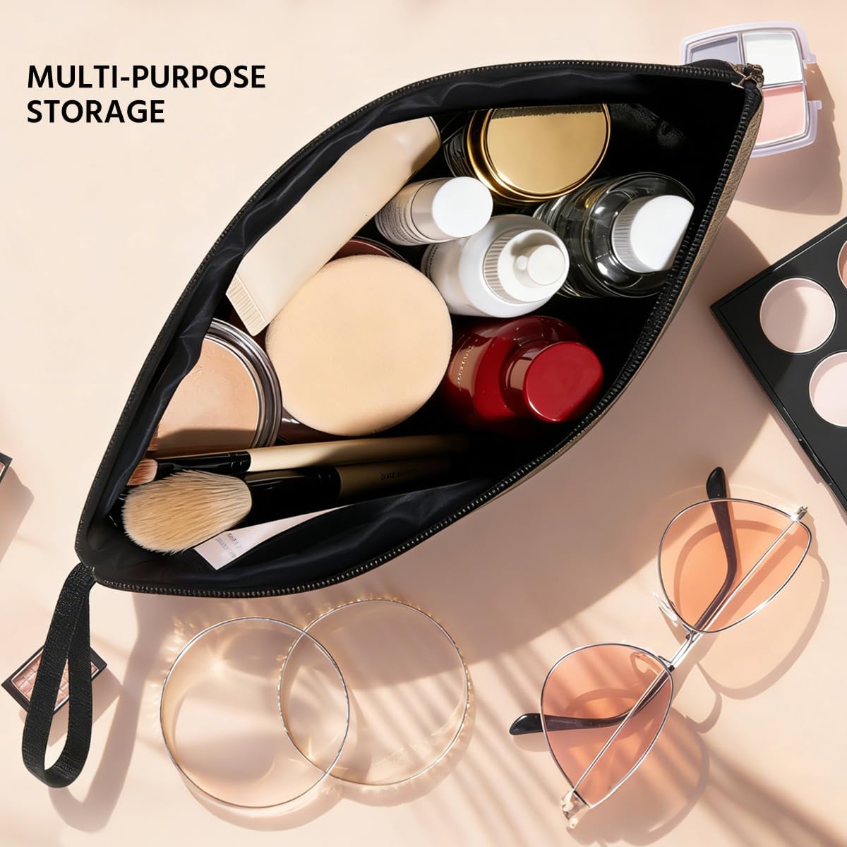 Inspirational Christian Gifts for Women Makeup Bag Positive Religious Gifts Makeup Zipper Pouch Bag Bible Verse Cosmetic Bag Scripture Christmas Birthday Gifts Skincare Bag for Daughter in Law Aunt - Image 4