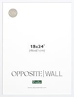 Vista 19 de Opposite Wall - Portarretratos de madera de roble macizo oscuro de 16 x 20 pulgadas - Ligero, versátil e inastillable - Póster o marco de fotos