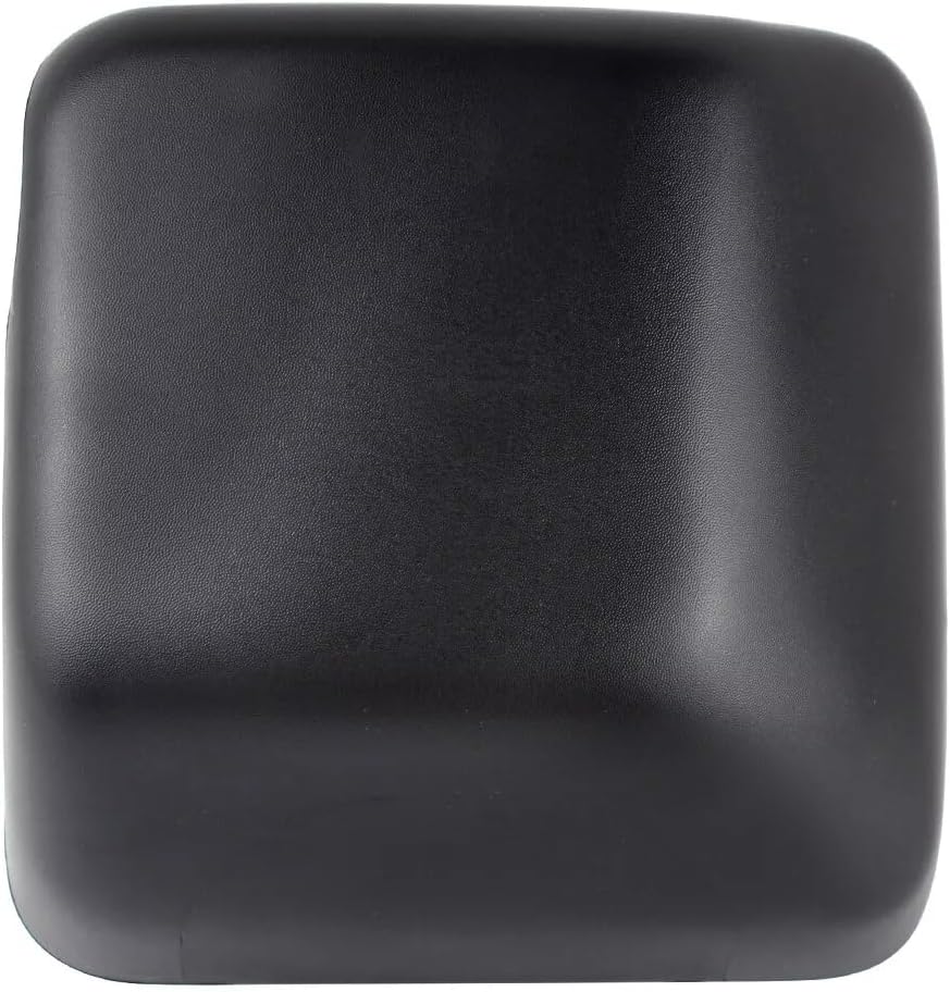 Mirror Cover Cap Trim Compatible with Wrangler JL 2018 2019 2020 2021 2022 2023 2024 Replaces 68361961AA, Matte Black Left Side Door Rearview Mirror Cover