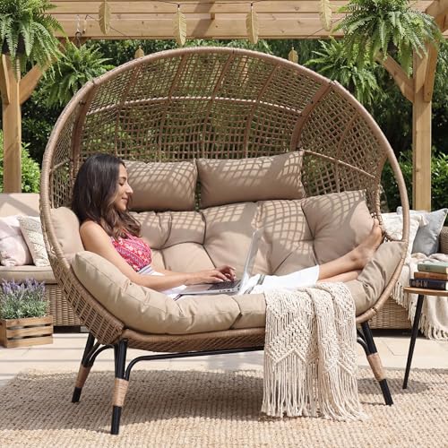 NICESOUL Double Egg Loveseat Chair