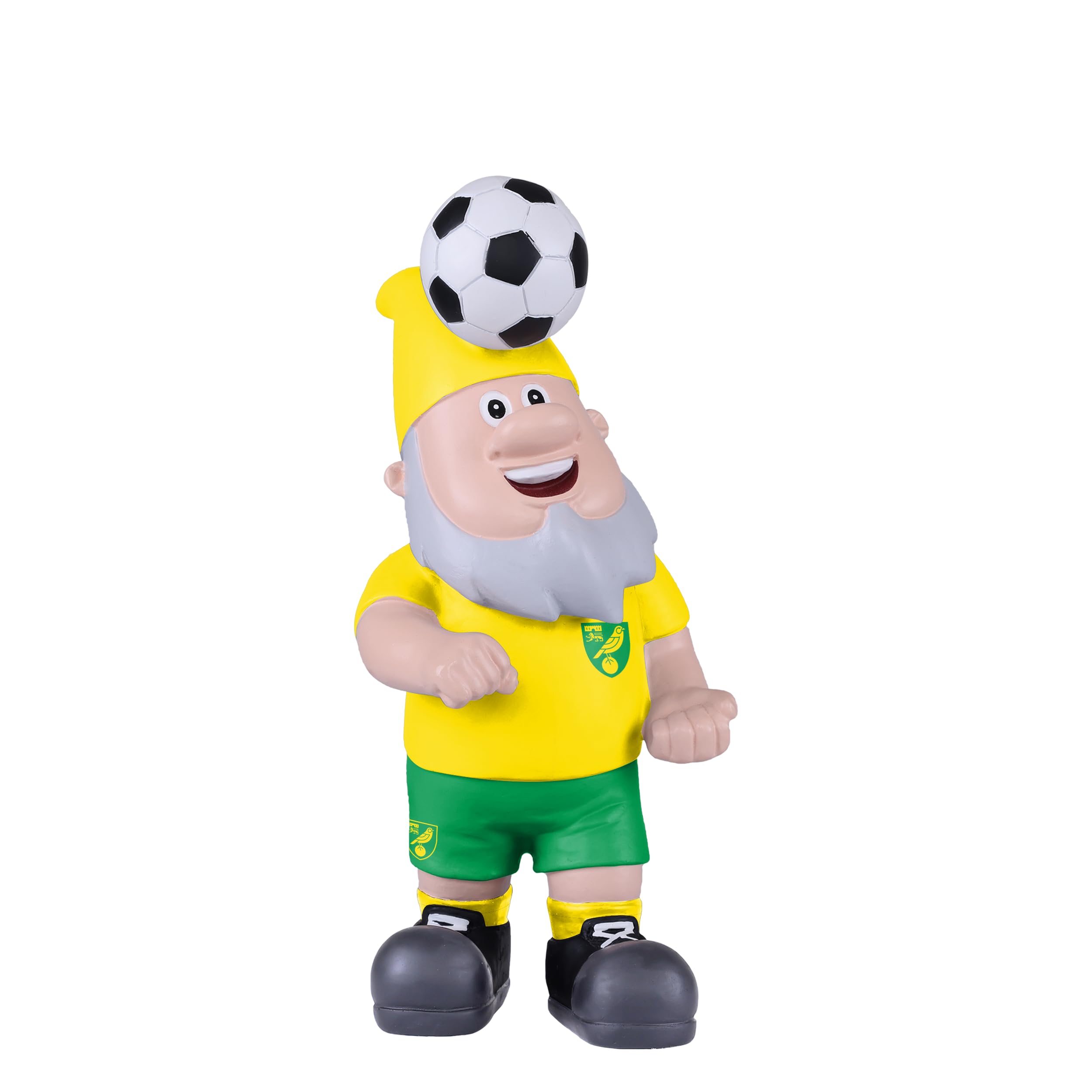 FOCO Officially Licensed Norwich City FC Header Ball Gnome