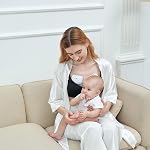 Bellababy Wearable Breast Pumps Hands Free, Low Noise Pain Free, 4 Modes 6 Levels of Suction, Wireless Double Electric Breast Pumps Portable. (24mm Flanges, 21/19/17mm Inserts)