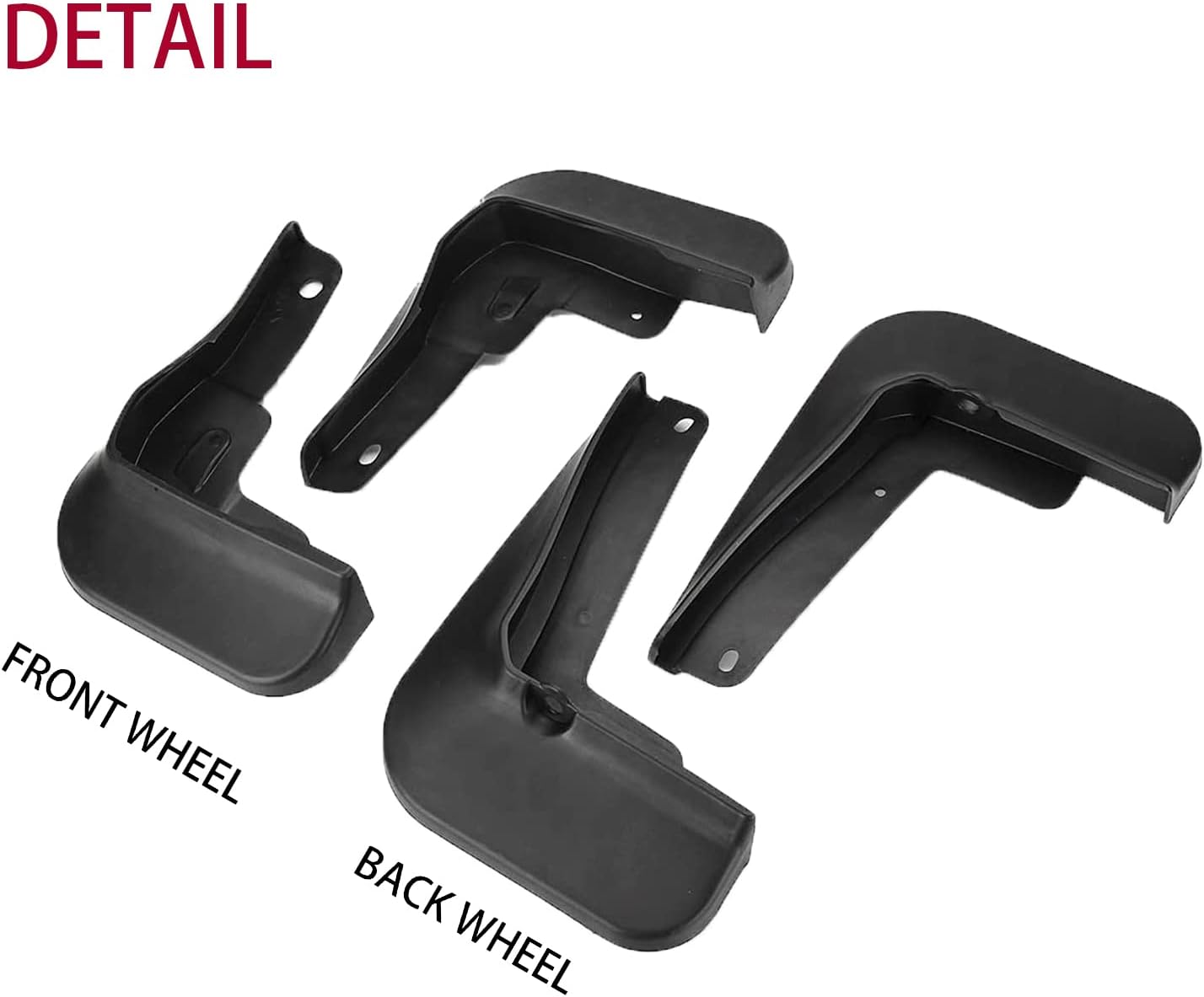 Mud Flaps for Toyota Camry LE XLE 2018 2019 2020 2021 Accessories Mud Splash Guard Front and Rear 4-PC Set