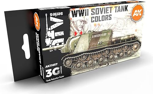 AK Interactive 3G Soviet Camouflages - Pinturas y accesorios para modelar de plástico, N. de artículo AK-11657