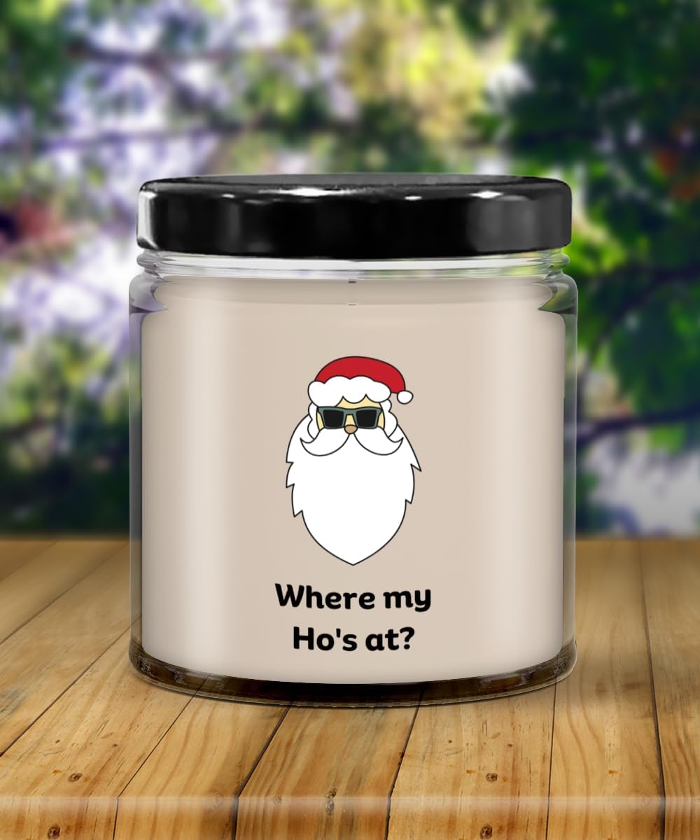 Where My Ho's at Candle, Candles with Sayings, Candles with Text, Funny Candle, Birthday Gift, Christmas, Halloween, Holiday
