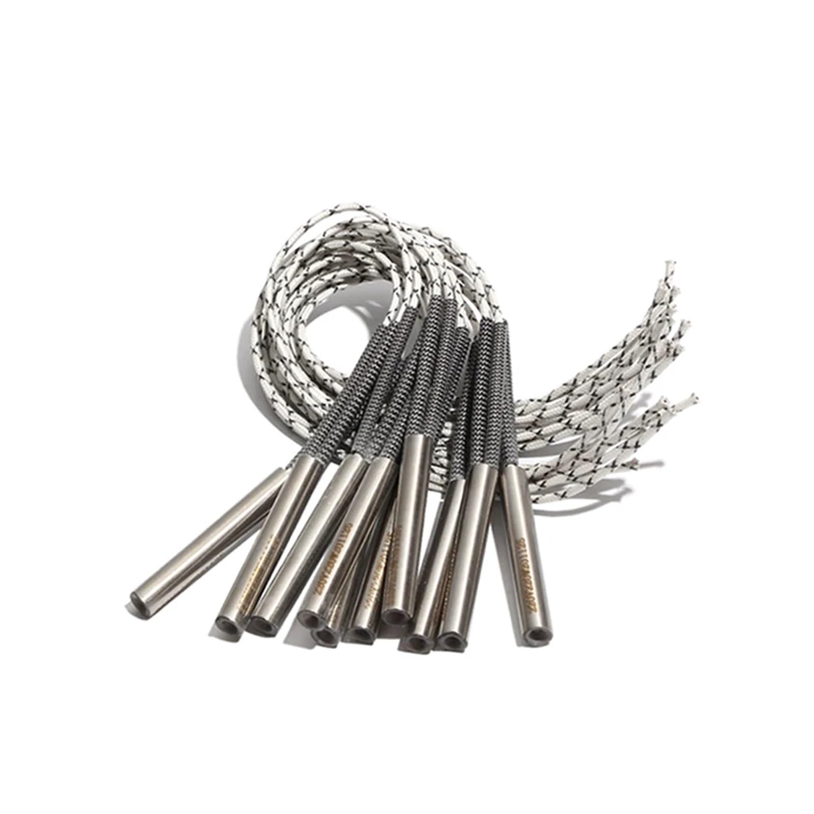 Elemento a cartuccia di riscaldamento, 5 pezzi, 10 mm, 98 ~ 115 mm, 316SUS, tubo di riscaldamento a testa singola, 110 V/220 V/380 V, 400 W/420 W/450 W, 470 W, 10 x 115 mm (DxL)