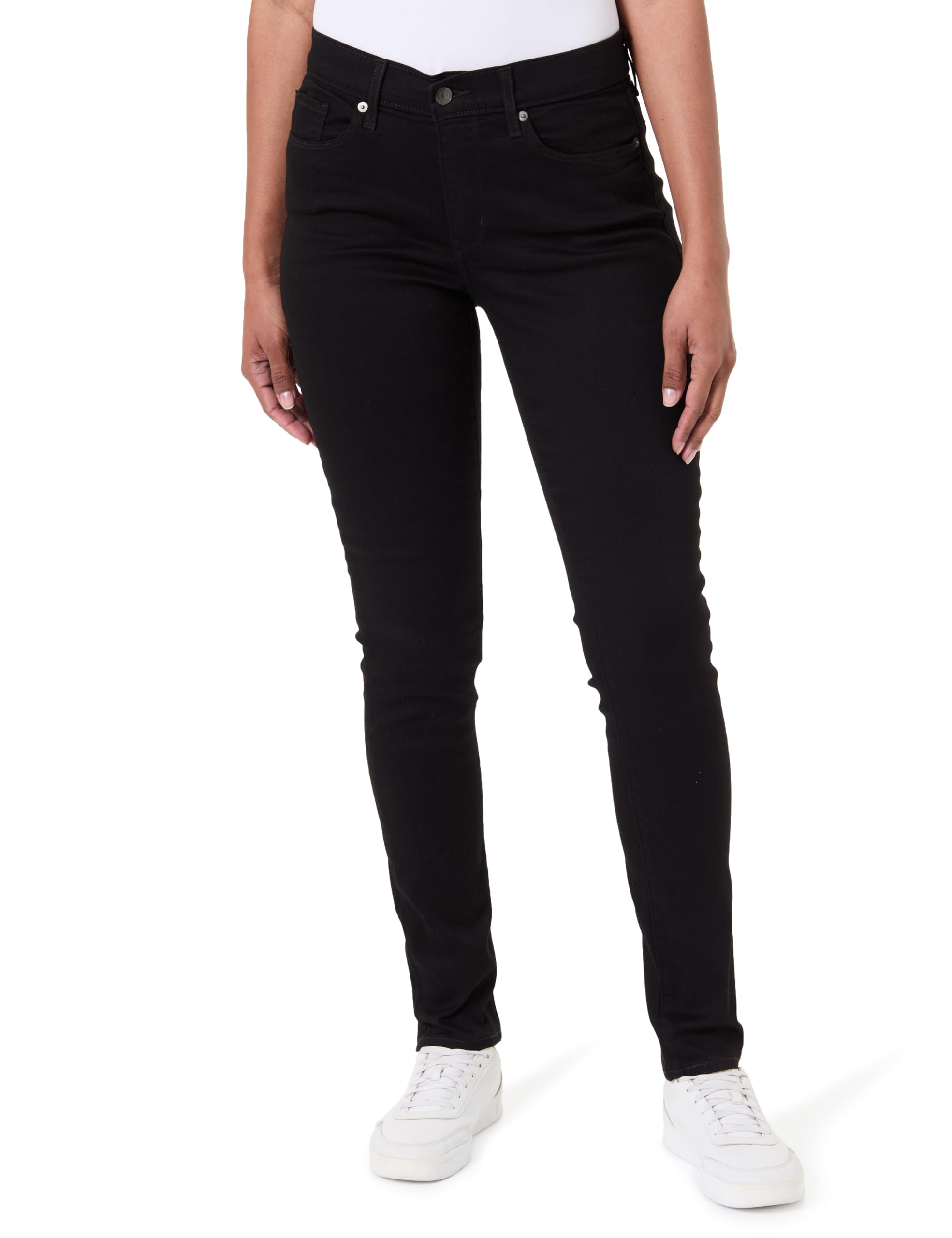 Levi's Women's Classic Skinny, Soft Black Lse, 27W / 32L