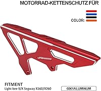 Vista 2 de JFG RACING Sur Ron Protectores de Cadena, Protector de Cadena de Bicicleta de Tierra Protector Cubierta de Protección CNC para Surron Sur Ron Light
