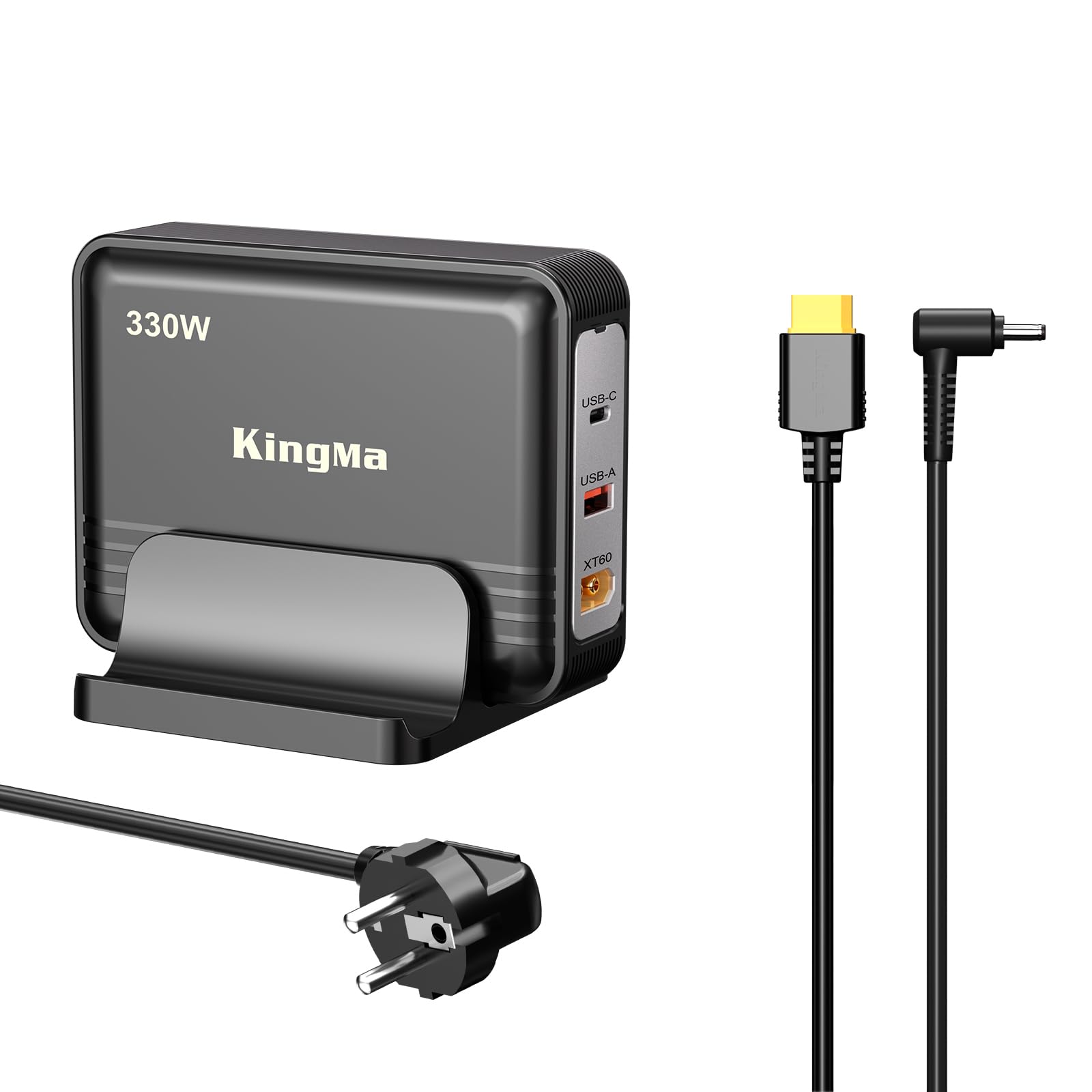 King Ma 330W Gan Laptop Charger, ROG FX50 PD 3.0 Quick Charge Adapter for Gaming and Engineering Laptops Compatible with FX53/ZX50/K550/N550/A550/N551/FX63