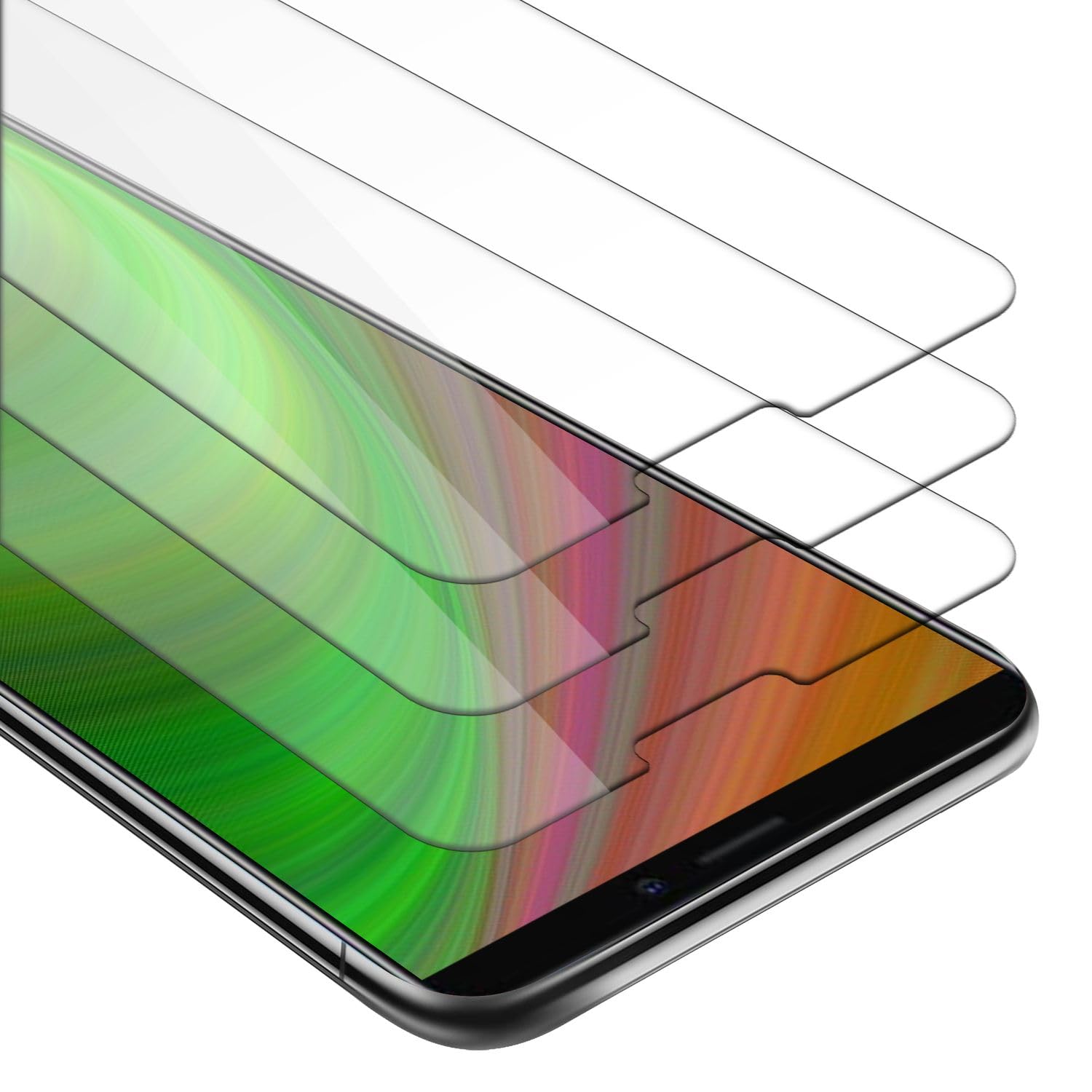 Pellicola In Vetro Temperato Cadorabo Per Meizu Note 8 – Durezza 9H – Trasparente - 2