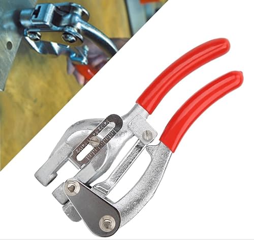 Miniatura 3 de Punzón eléctrico de mano y perforador de chapa metálica  Punzón de agujero de metal, juego de punzón de agujero de alta resistencia, punzón de mano