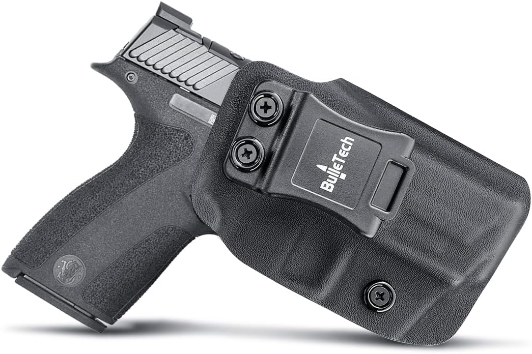 IWB Kydex Holster Fits: S&W M&P Shield X￨Inside Waistband Concealed Carry for M&P Shield X (Black, Left Handed)