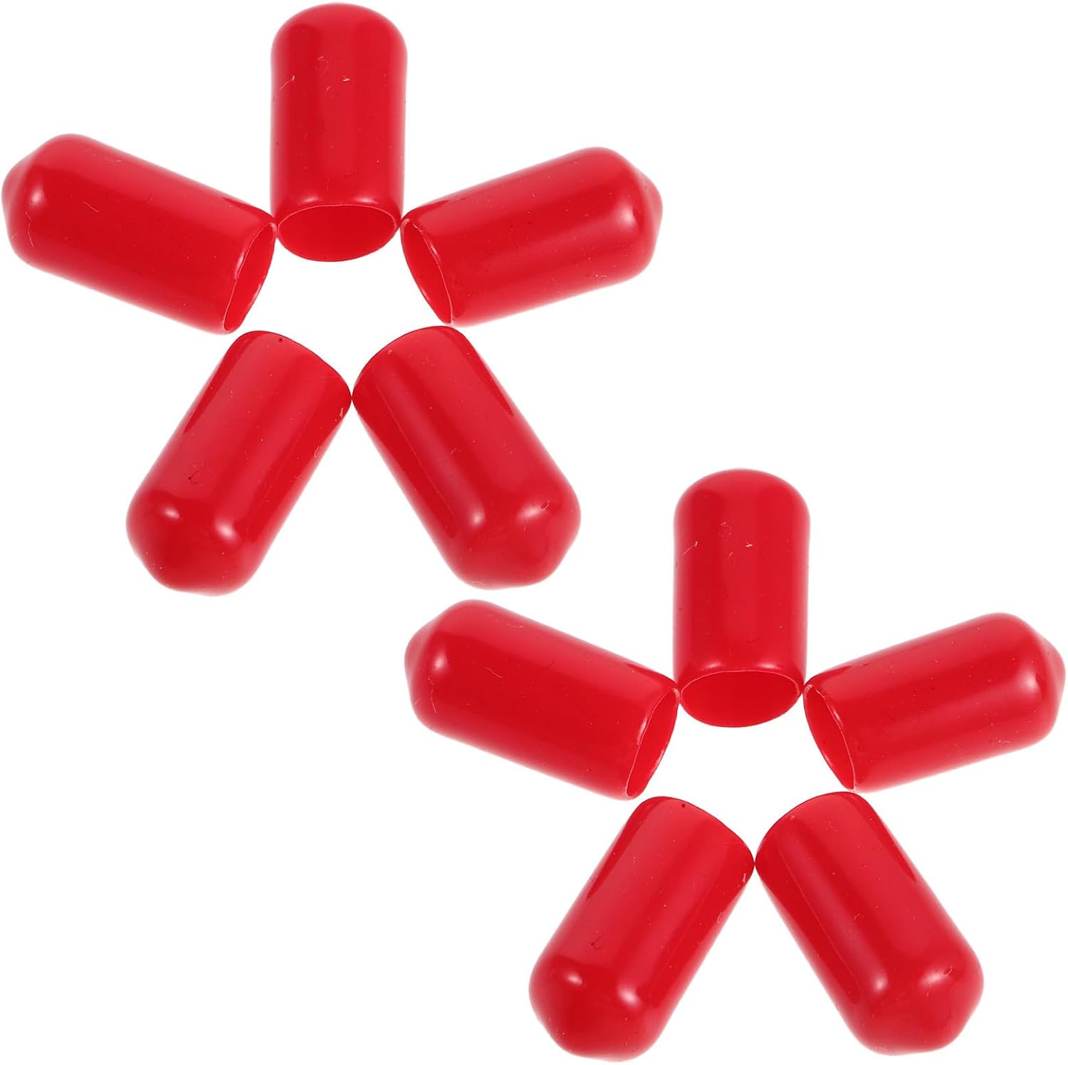 DECHOUS 10pcs Scuba Tank Valve Cap for Bcd Inflator Connectors, PVC Dust Cover for Leak Prevention and Equipment Durability, for Technical Dives and Underwater Use