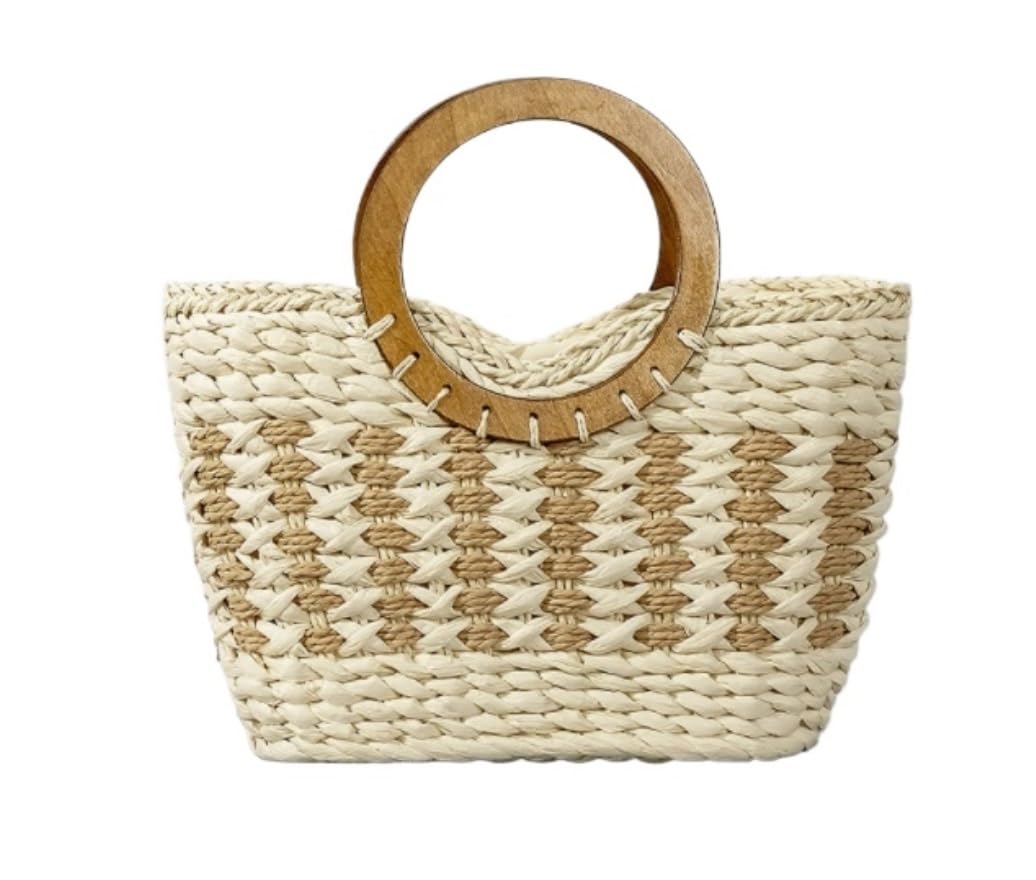 Borsa Paglia Donna, Borse Tote In Paglia Per Donna Borsa A Mano In Paglia Lavorata A Maglia Borsa Da Spiaggia Estiva Borse Estive Shopper