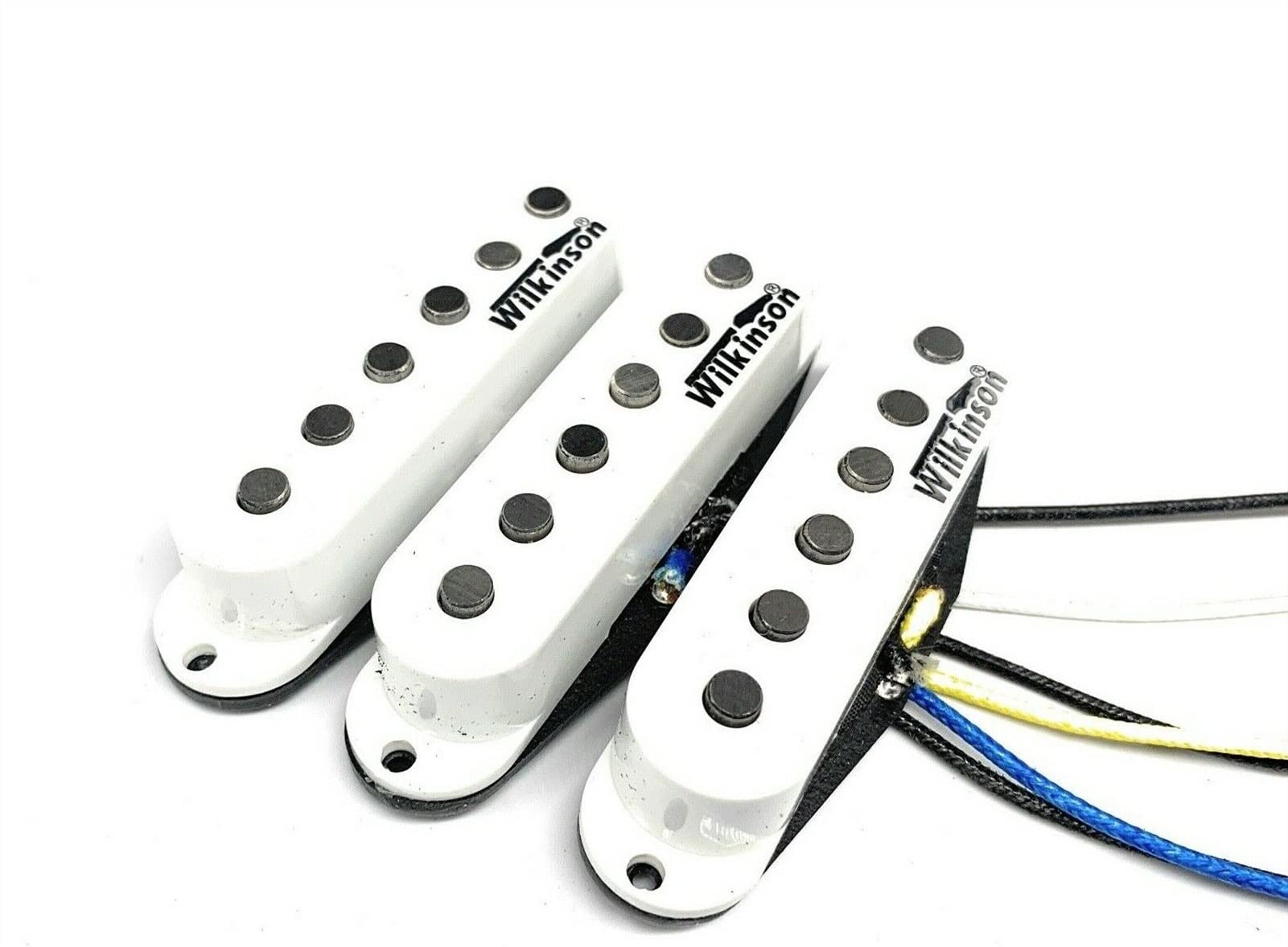 pastilla de guitarra eléctrica Guitarras De Bobina De Alnico V Solo Para En Color Blanco guitarra eléctrica pastillas