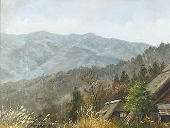 Amazon.co.jp: 田染幸雄 「明川風景」 油彩 P8号 直筆サイン