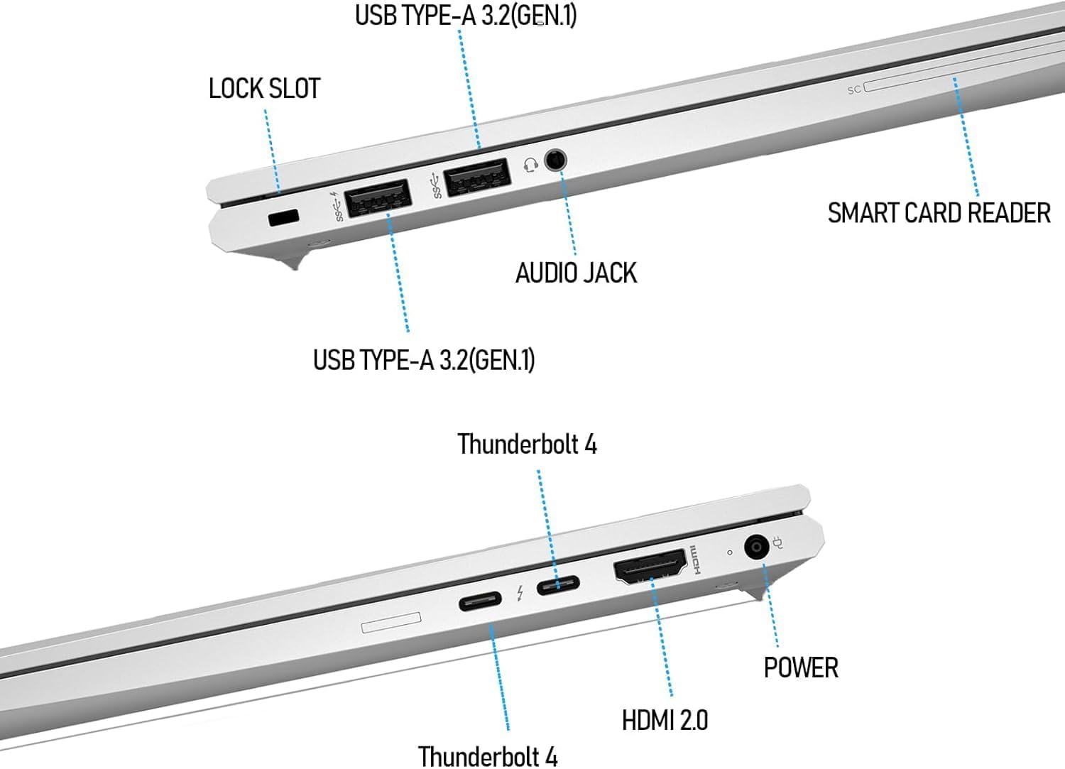 HP Elitebook 830 G8 Ordinateur portable professionnel à écran tactile 13,3", FHD (1920 x 1080), Intel Core i7-1185G7, 16 Go de RAM, SSD 256 Go, clavier QWERTY américain, Windows 11 Pro (reconditionné)