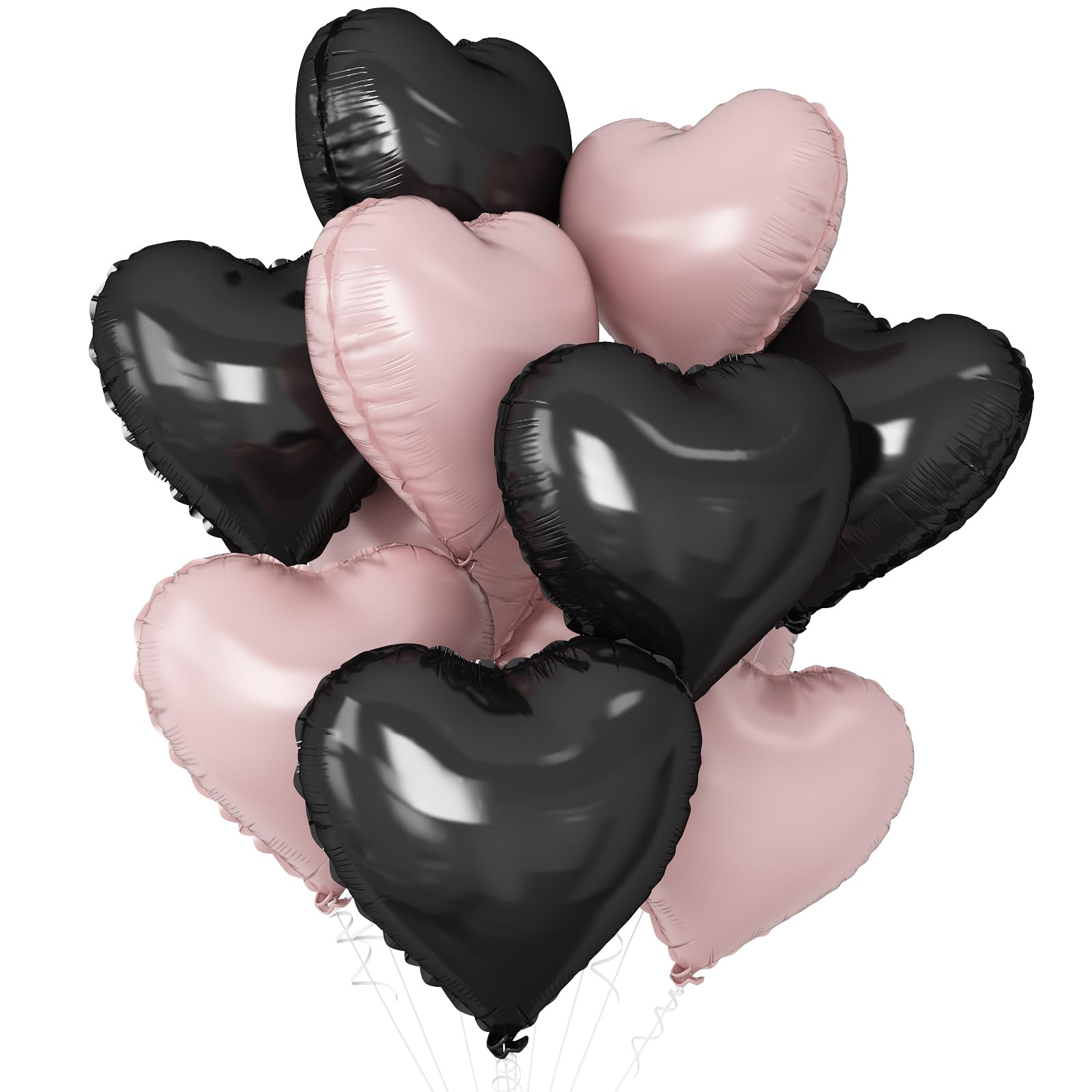 Amazon.co.jp: BTZO 風船 バルーン ハート型 10個セット アルミ風船