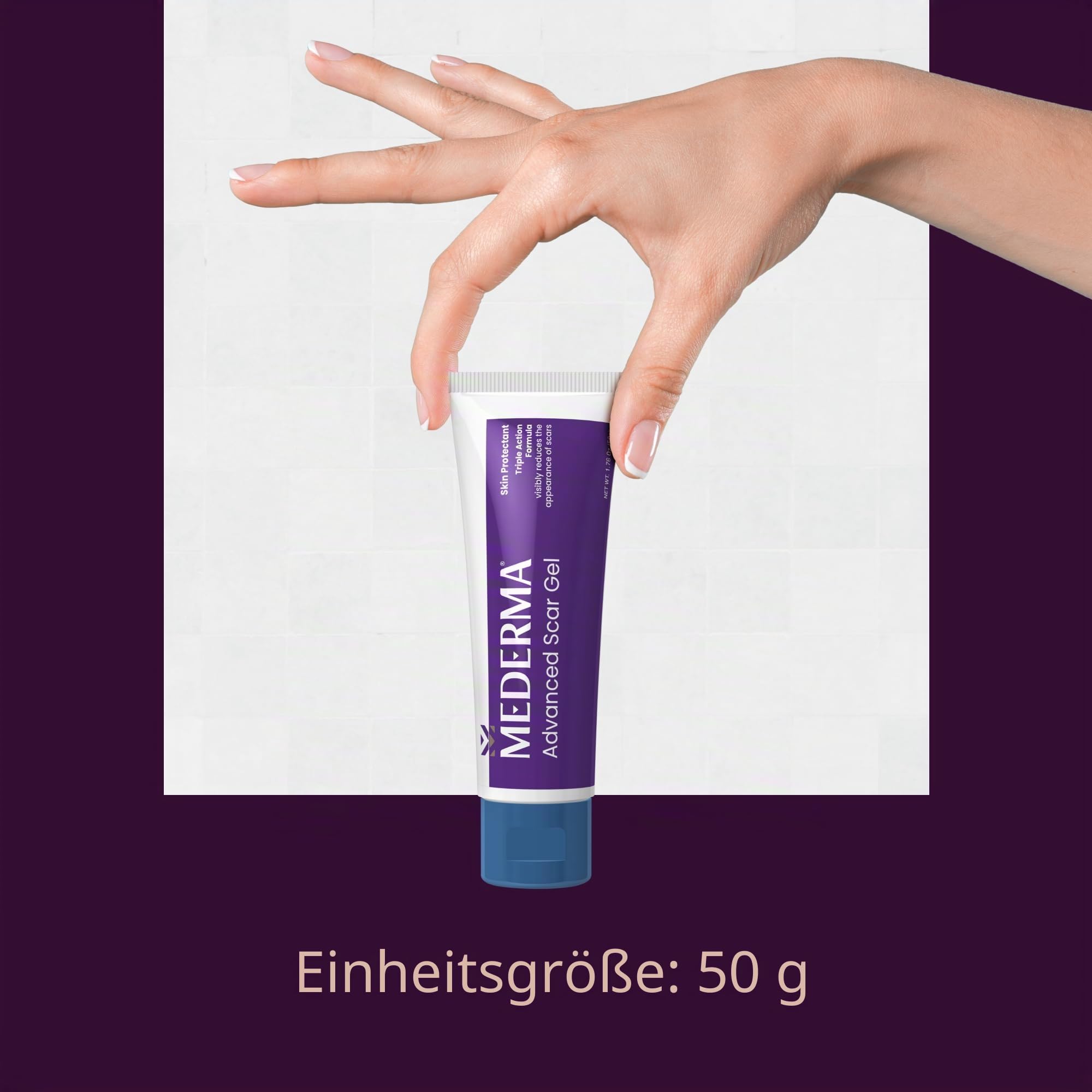 Mederma Advanced Narbengel, 1 x täglich, reduziert das Erscheinungsbild von alten neuen Narben, Nr. 1, von Ärzten empfohlene Marke für Narben, 50 g