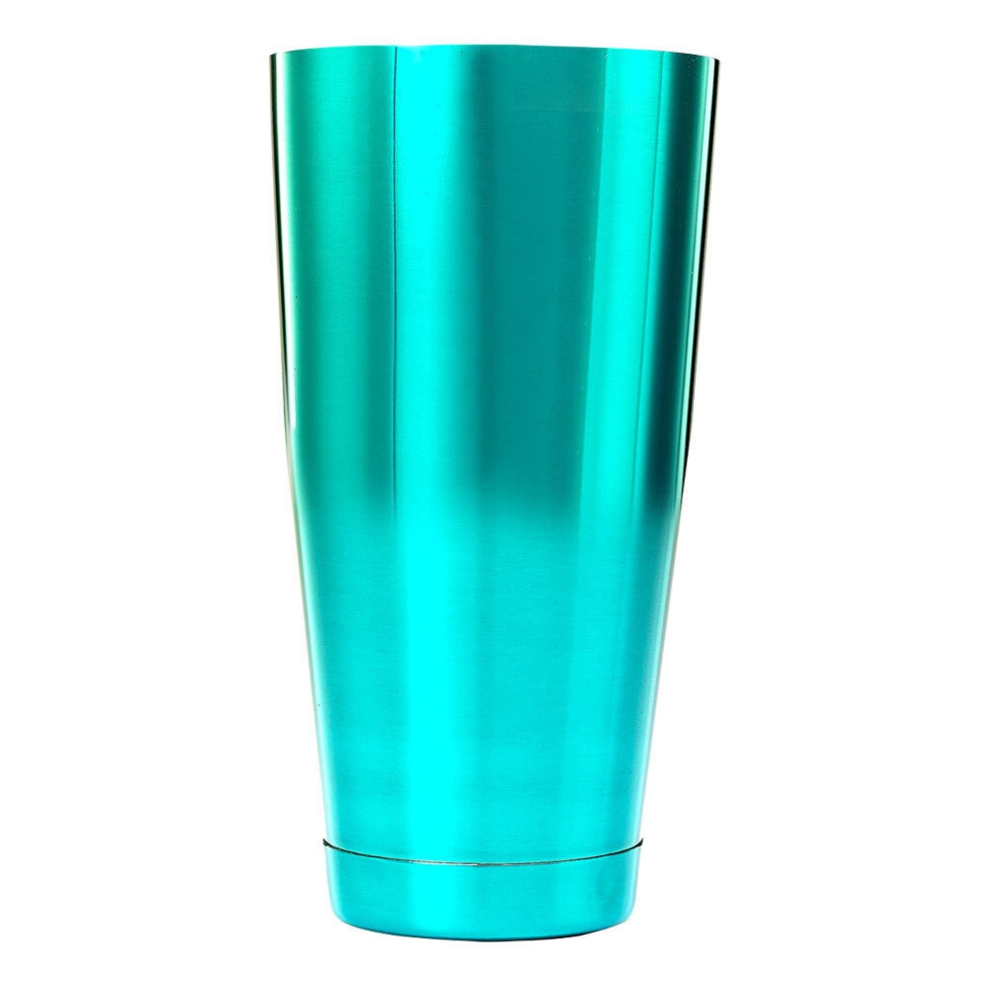 Barfly M37084TL Cocktail Tin, 18/8 Stainless Steel, Large 28 oz (828 ml), Teal — image 1