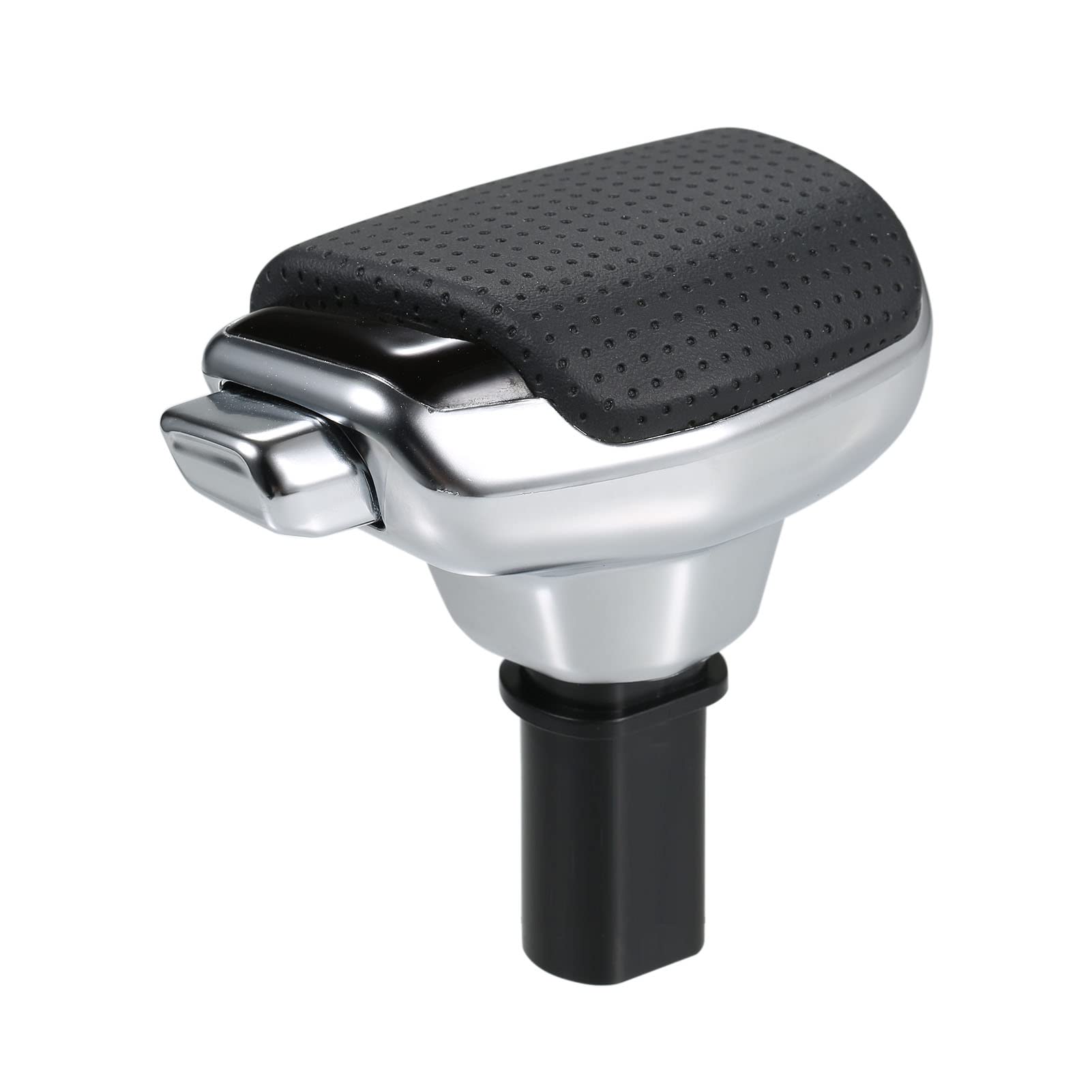 SIXRUN Car Modified Automatic Gearshift Lever, PU Leather and Plastic, Stylish Design, Quick Shifting Experience, Replacement Part for Left Hand Drive (Black Matte Long)